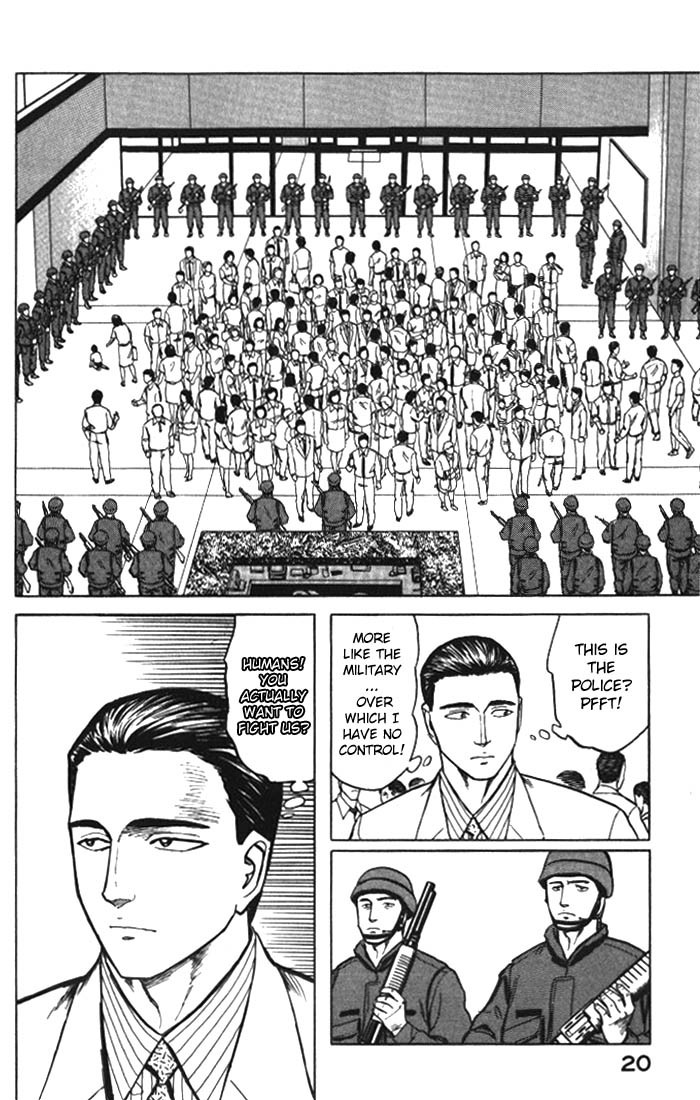 Kiseijuu Chapter 52 page 21 - Chapter 52: Surrounded
