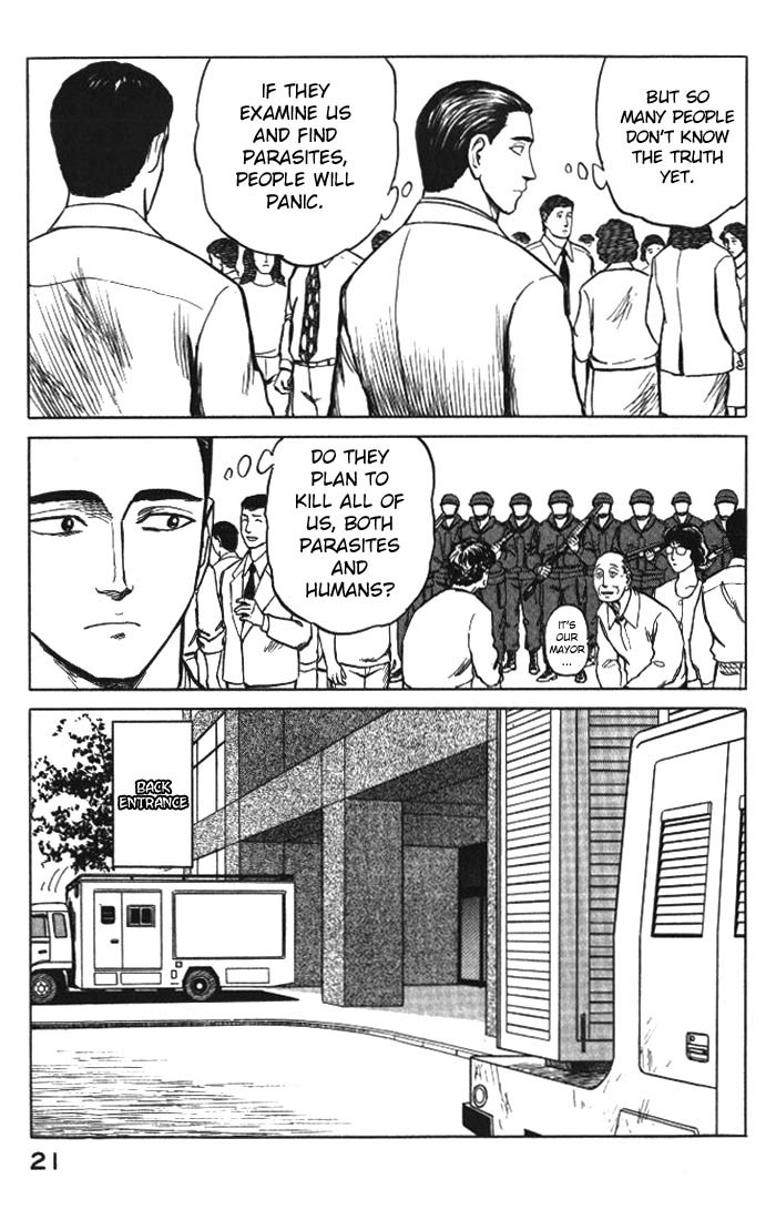 Kiseijuu Chapter 52 page 22 - Chapter 52: Surrounded