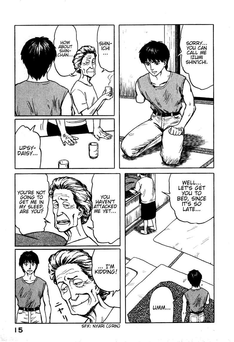 Kiseijuu Chapter 59 page 16 - Chapter 59: Old Woman