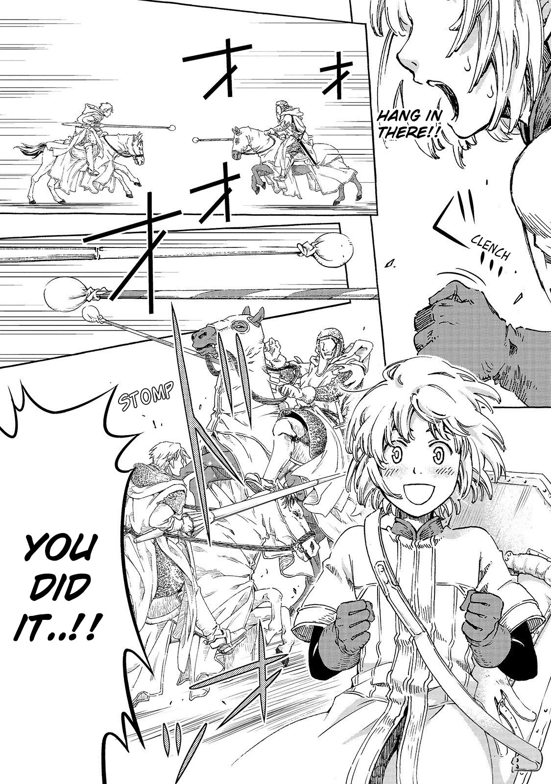 Kishi-tan wa Jouheki no Naka de Hana Hiraku Chapter 1 page 10 - Chapter 1: The Apprentice Knight of Claustra