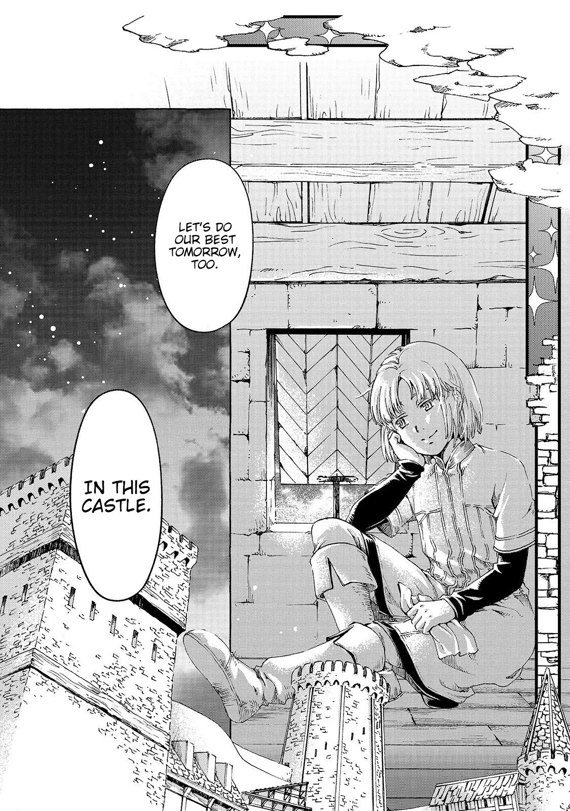 Kishi-tan wa Jouheki no Naka de Hana Hiraku Chapter 1 page 16 - Chapter 1: The Apprentice Knight of Claustra