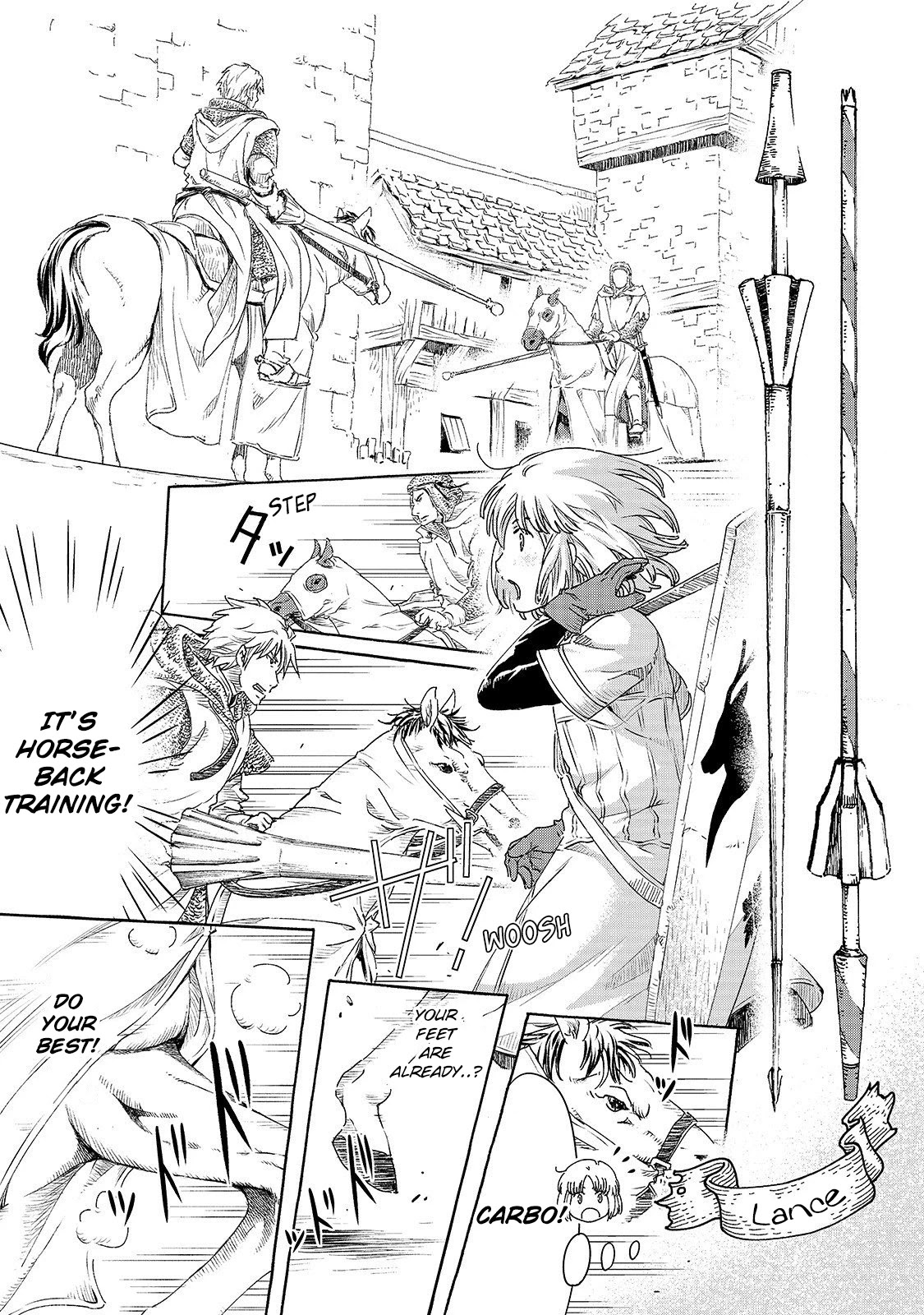 Kishi-tan wa Jouheki no Naka de Hana Hiraku Chapter 1 page 9 - Chapter 1: The Apprentice Knight of Claustra