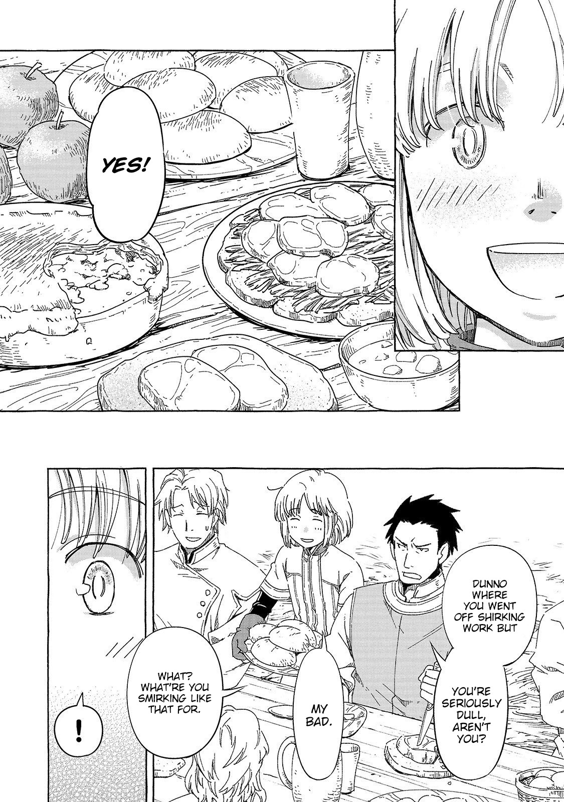 Kishi-tan wa Jouheki no Naka de Hana Hiraku Chapter 2 page 10 - Chapter 2: Knights Dining Table