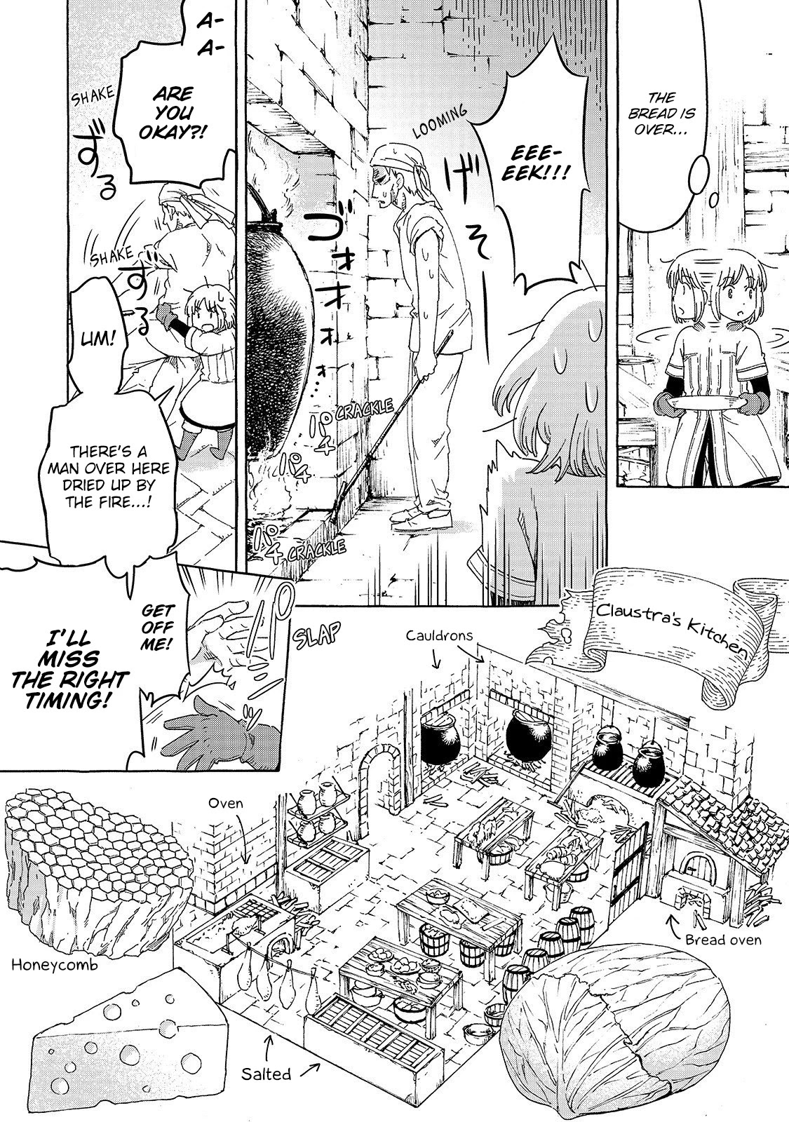 Kishi-tan wa Jouheki no Naka de Hana Hiraku Chapter 2 page 4 - Chapter 2: Knights Dining Table