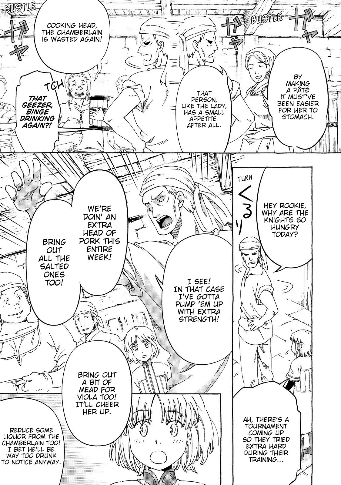 Kishi-tan wa Jouheki no Naka de Hana Hiraku Chapter 2 page 7 - Chapter 2: Knights Dining Table