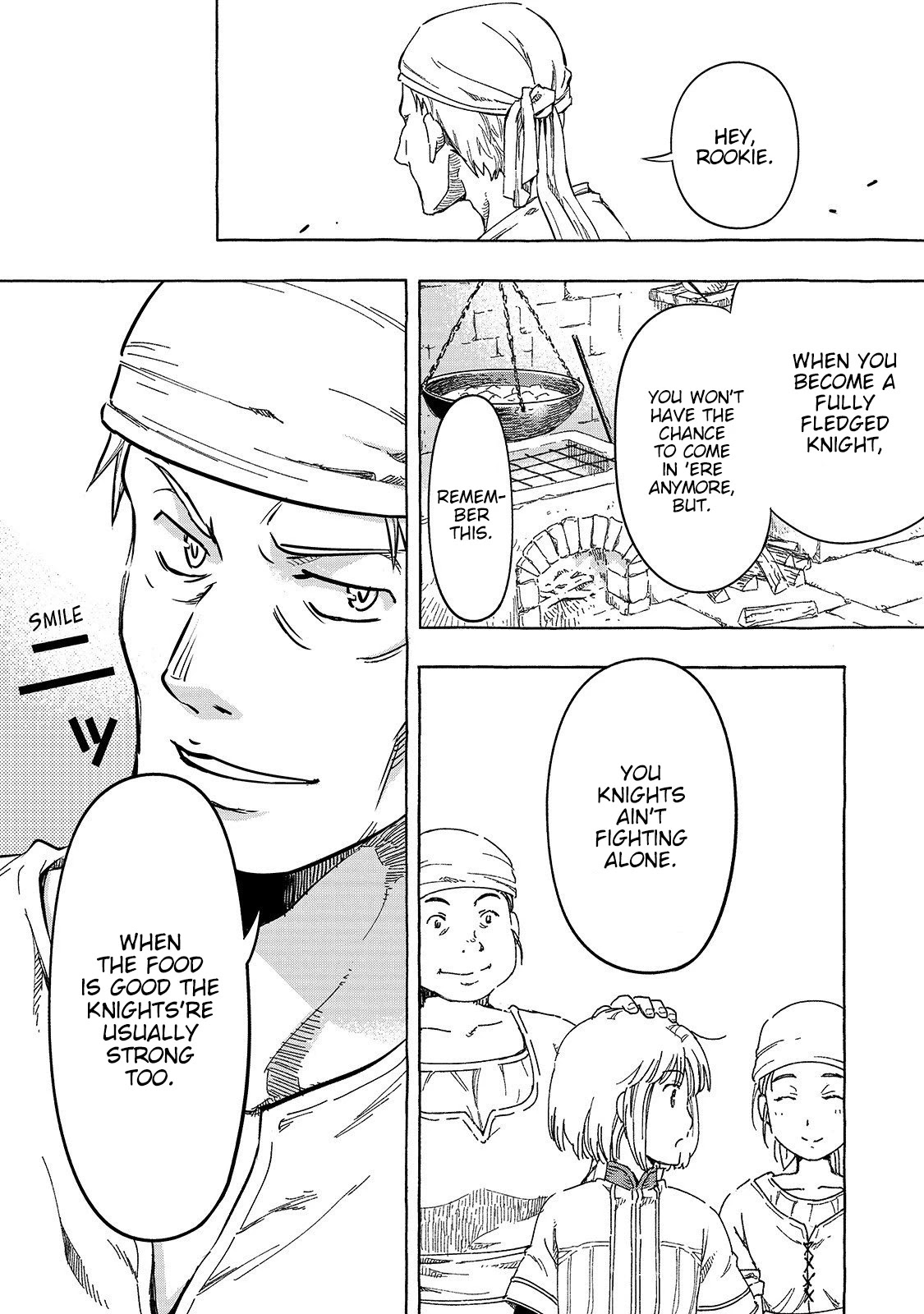 Kishi-tan wa Jouheki no Naka de Hana Hiraku Chapter 2 page 9 - Chapter 2: Knights Dining Table