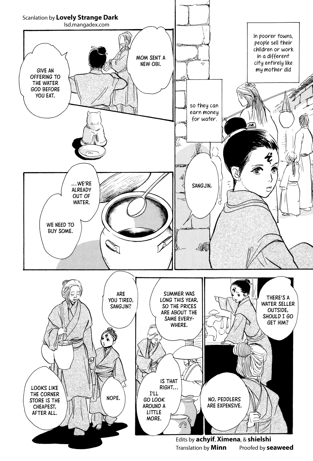 Kishibe no Uta Chapter 10 page 4 - Chapter 10: The Water Seller of the Pure Land