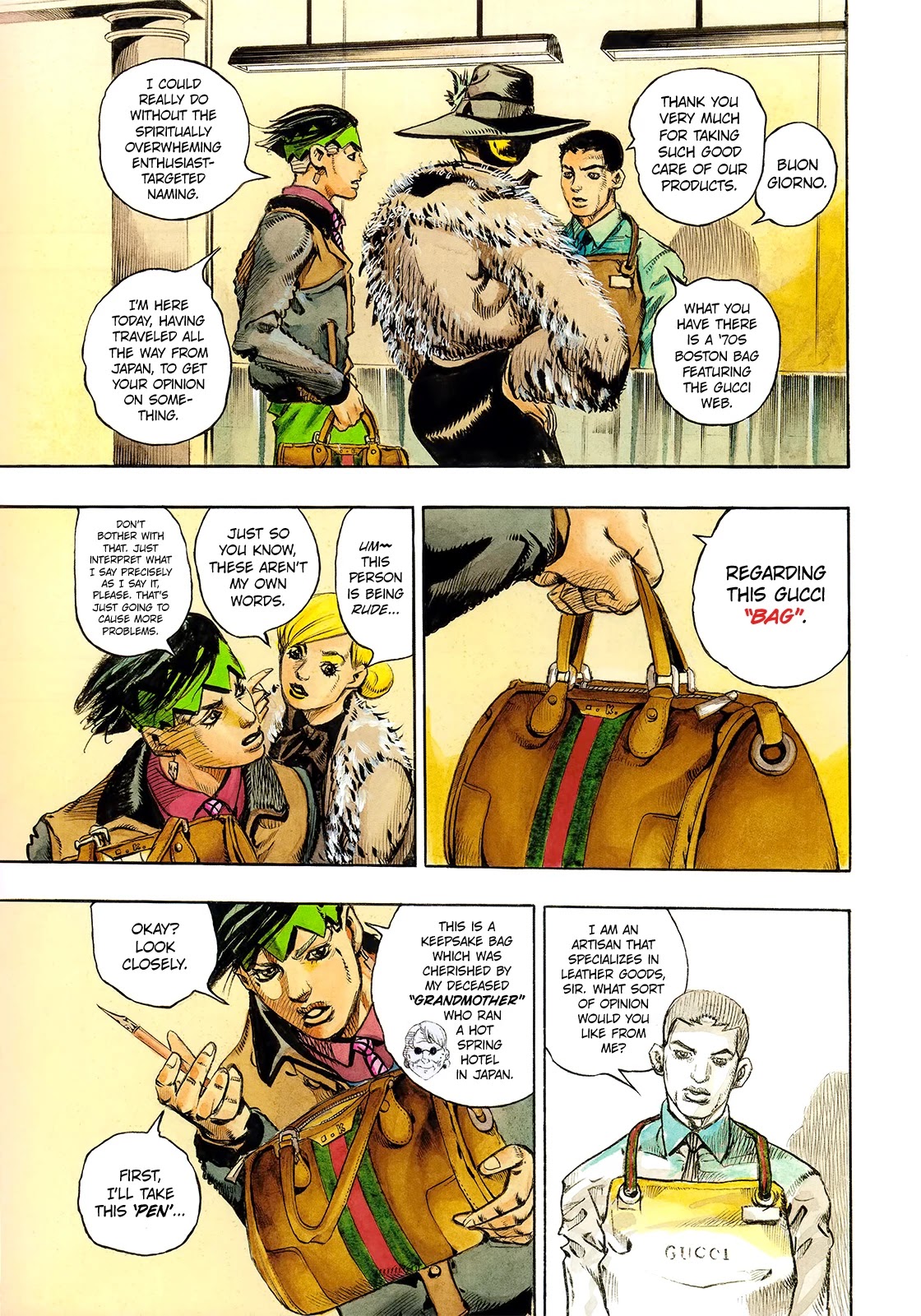 Kishibe Rohan wa Ugokanai Chapter 5 page 8 - Chapter 5: Kishibe Rohan Meets Gucci