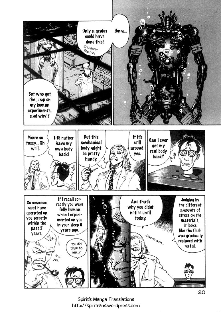 Kishiwada-hakase no Kagakuteki Aijou Chapter 3 page 4 - Chapter 3 : A Close Call As A Cyborg!