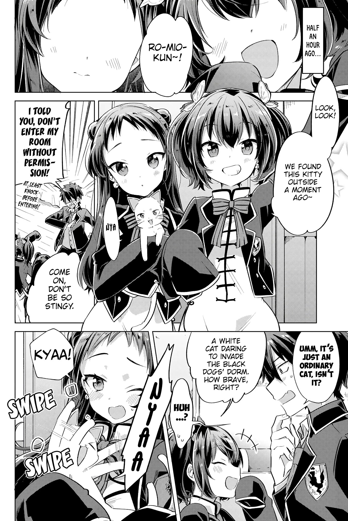 Kishuku Gakkou no Juliet: The Official Anthology Chapter 25 page 3 - Chapter 25: A Cat and Romio Chase