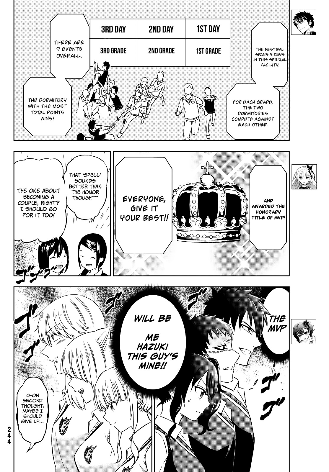 Kishuku Gakkou no Juliet Chapter 10 page 8 - Chapter 10 : Sports festival and Juliet