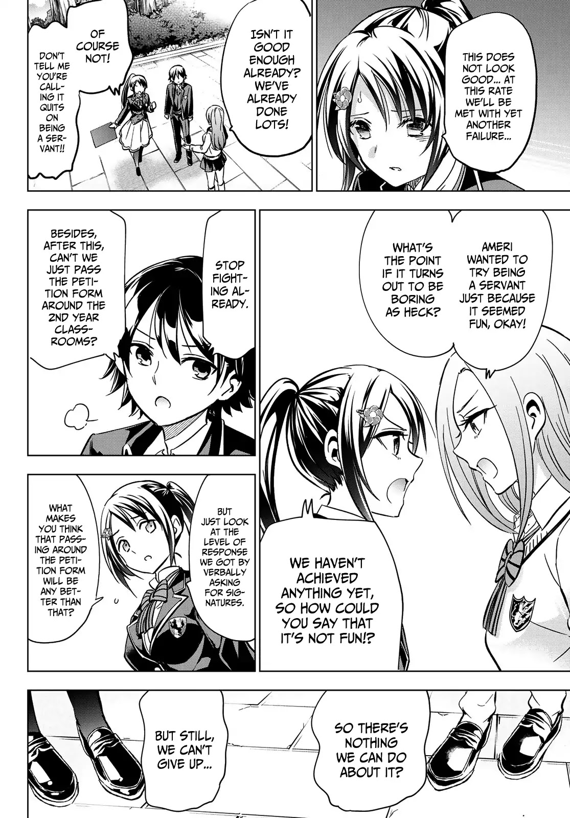 Kishuku Gakkou no Juliet Chapter 100 page 13 - Chapter 100: Romio and the Servant Wars (Part II)