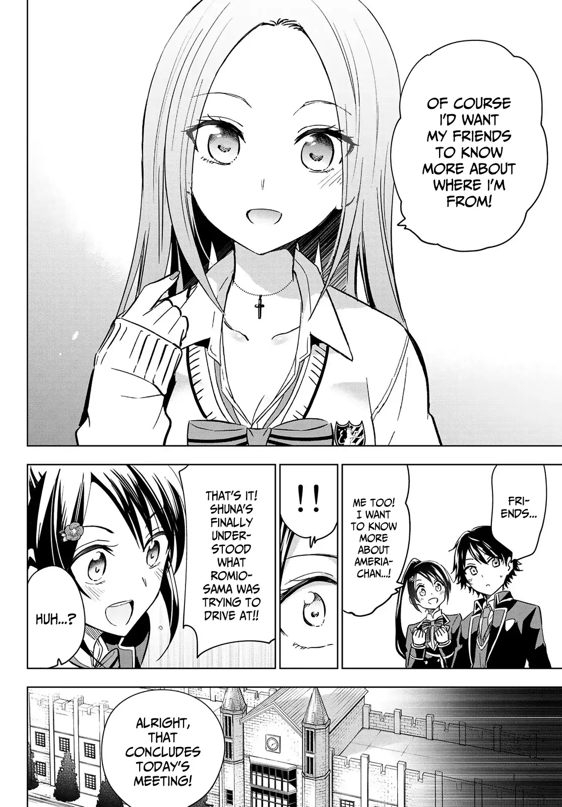 Kishuku Gakkou no Juliet Chapter 100 page 15 - Chapter 100: Romio and the Servant Wars (Part II)