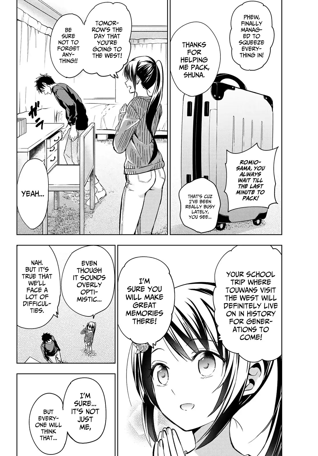 Kishuku Gakkou no Juliet Chapter 101 page 2 - Chapter 101: Romio and the School Trip