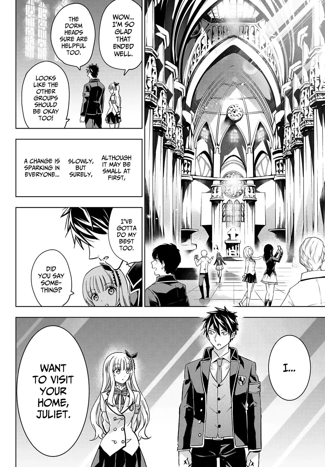 Kishuku Gakkou no Juliet Chapter 102 page 17 - Chapter 102: Romio and West Park