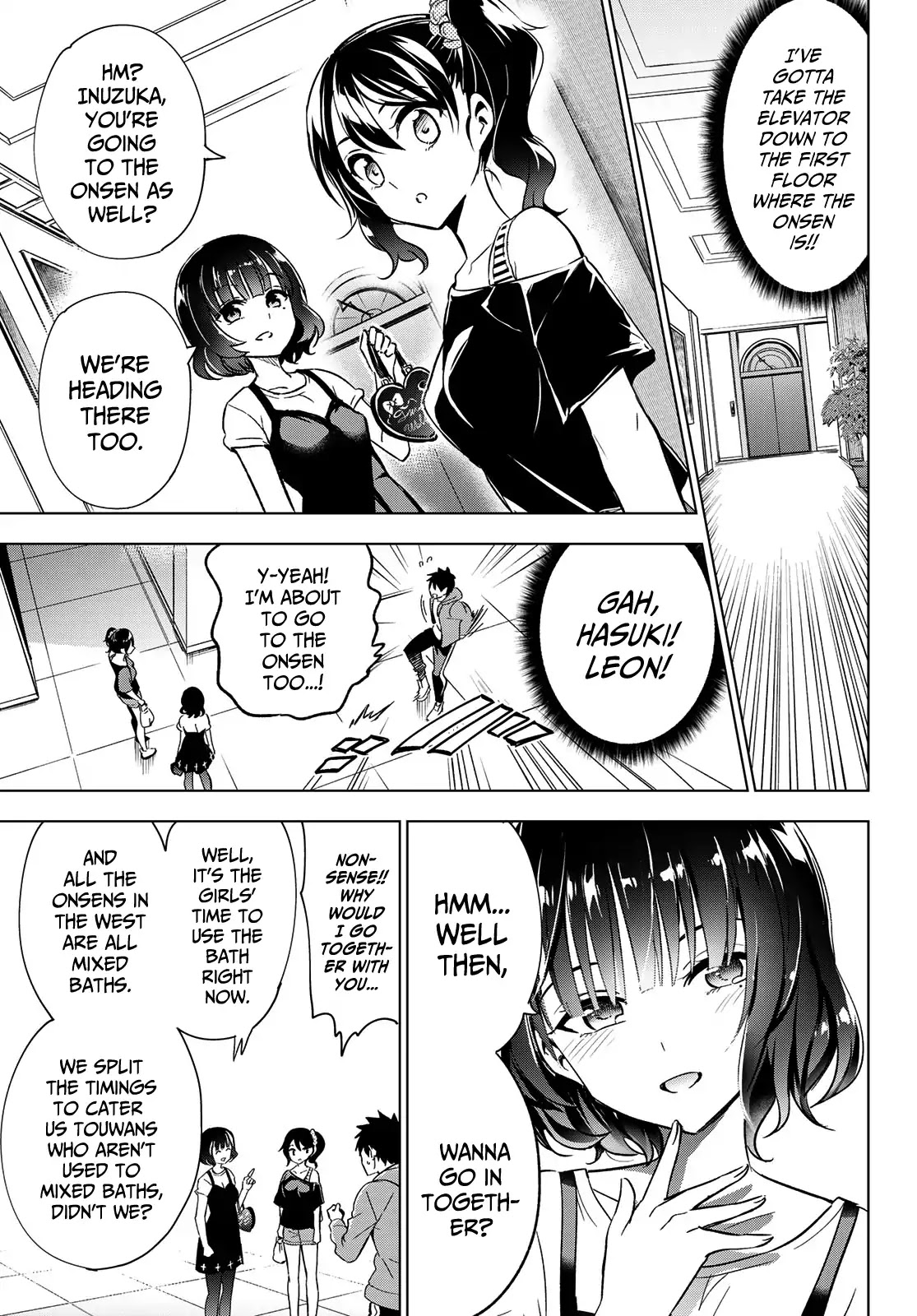 Kishuku Gakkou no Juliet Chapter 105 page 11 - Chapter 105: Romio and the Onsen