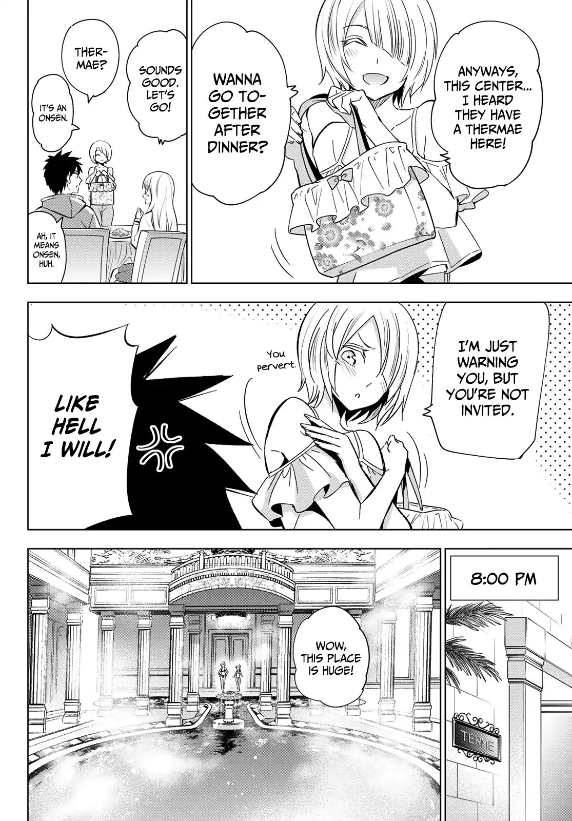 Kishuku Gakkou no Juliet Chapter 105 page 4 - Chapter 105: Romio and the Onsen