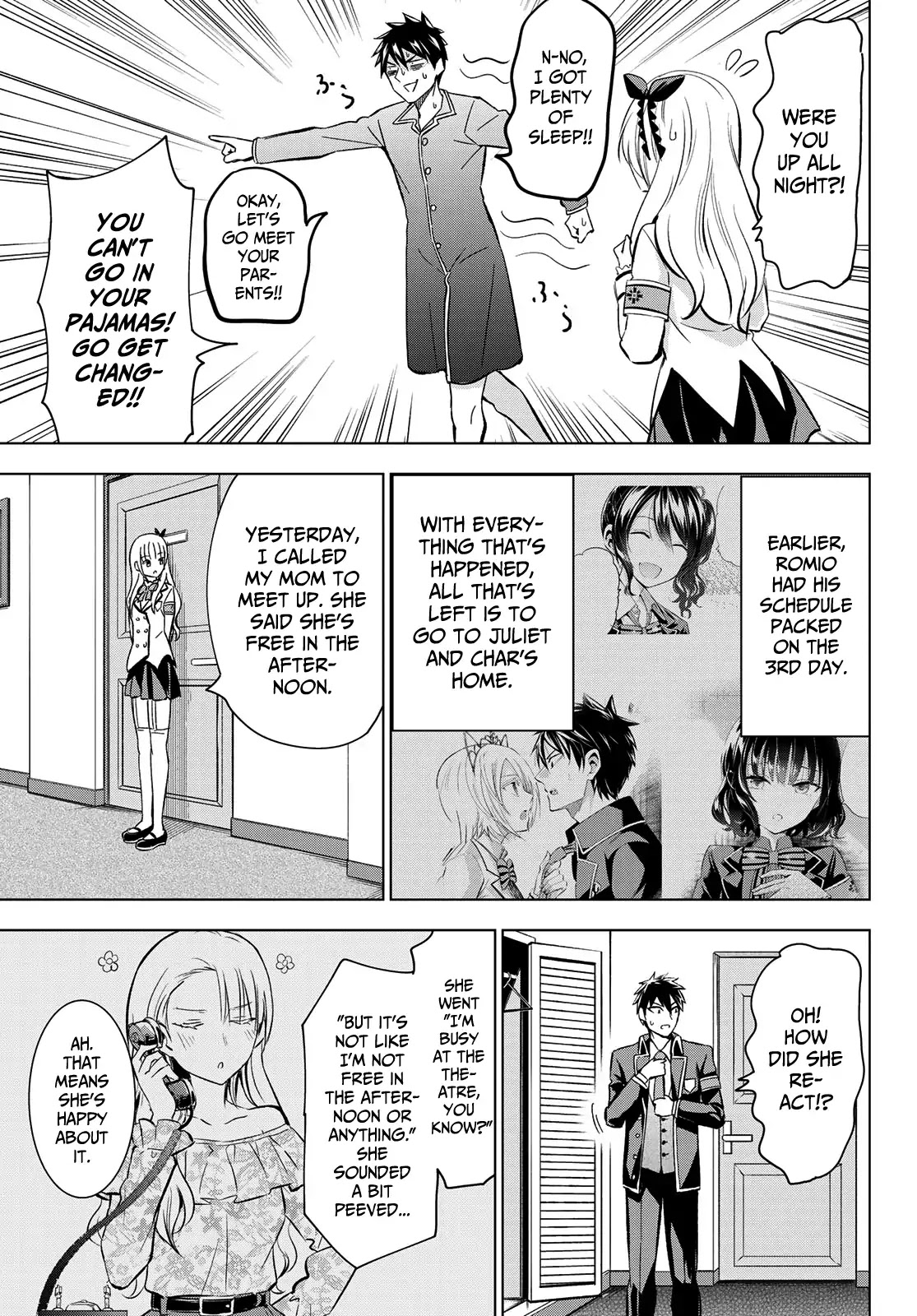 Kishuku Gakkou no Juliet Chapter 109 page 3 - Chapter 109: Romio, Persia, and That Memorable Place