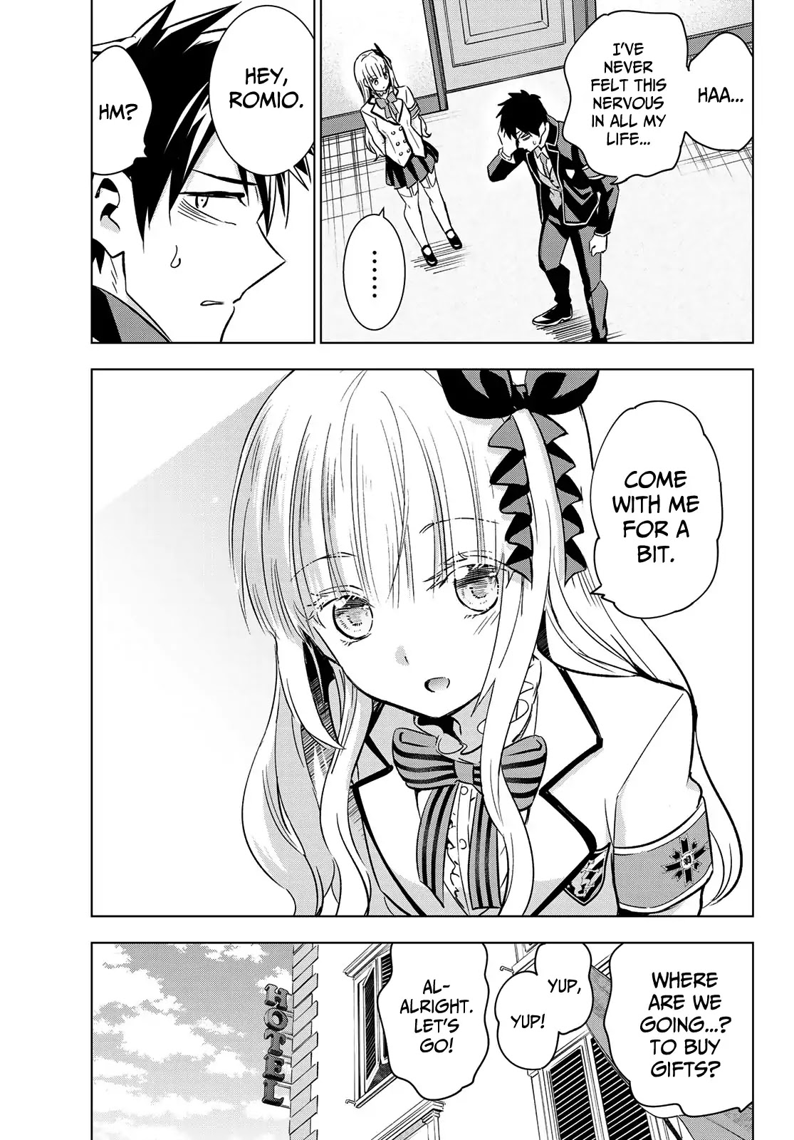 Kishuku Gakkou no Juliet Chapter 109 page 7 - Chapter 109: Romio, Persia, and That Memorable Place