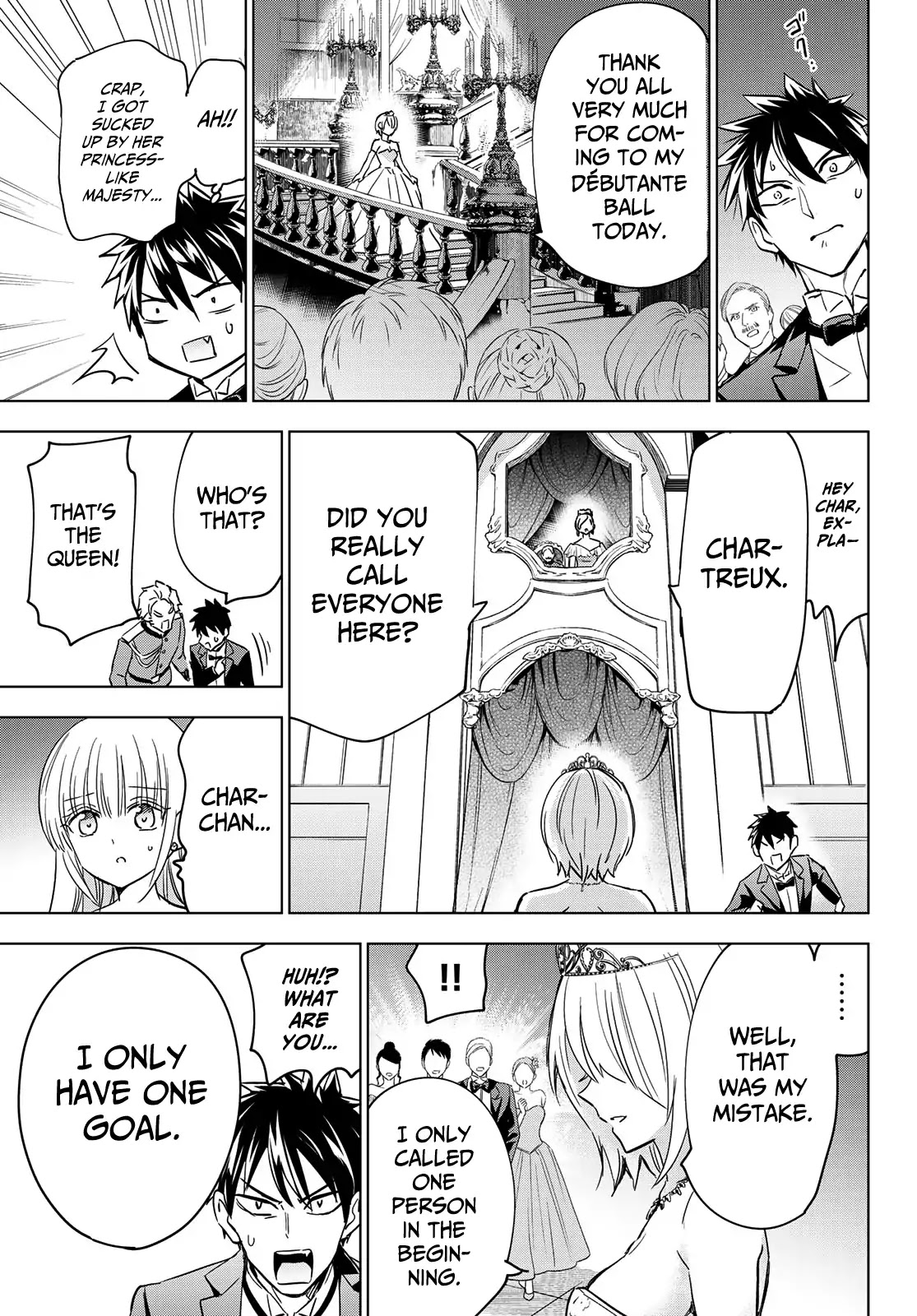 Kishuku Gakkou no Juliet Chapter 116 page 13 - Chapter 116: Romio and Princess Char's Débutante Ball