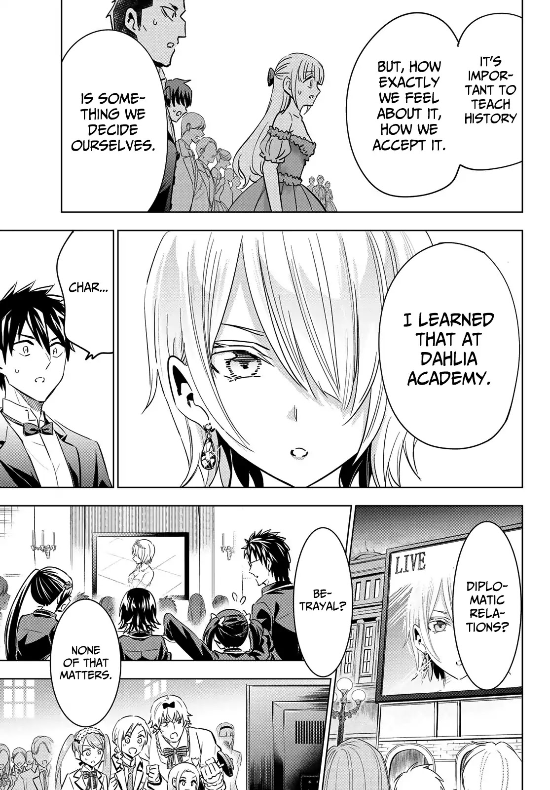 Kishuku Gakkou no Juliet Chapter 116 page 18 - Chapter 116: Romio and Princess Char's Débutante Ball