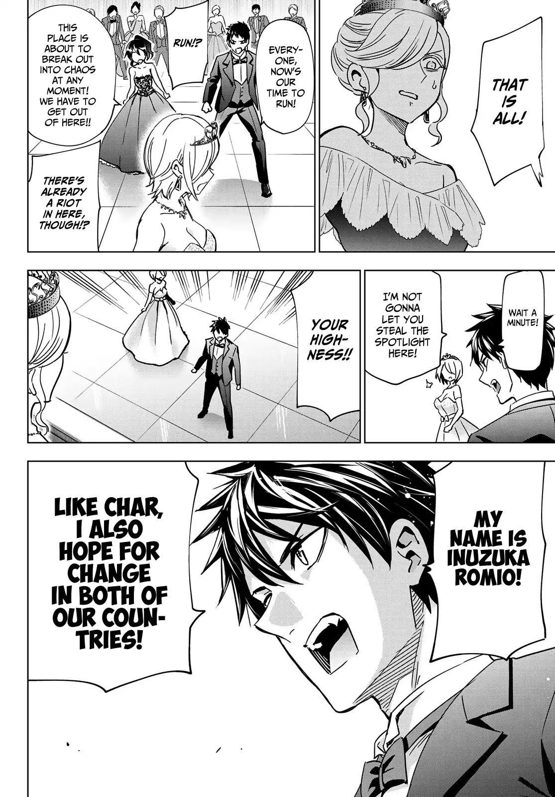 Kishuku Gakkou no Juliet Chapter 117 page 4 - Chapter 117: Romio, Princess Char, and the Débutante Ball III