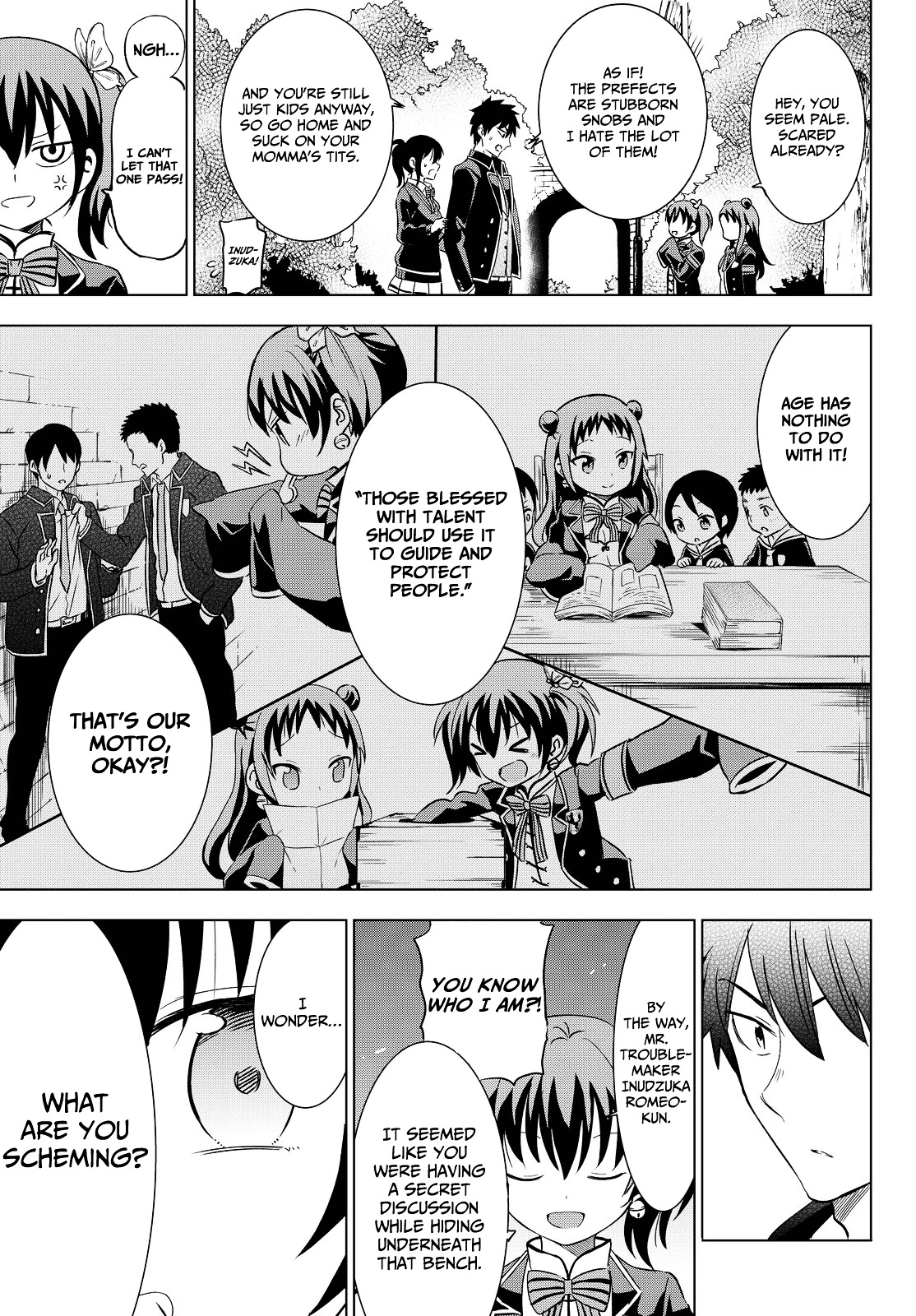 Kishuku Gakkou no Juliet Chapter 13 page 12 - Chapter 13 : Romeo and Prefects
