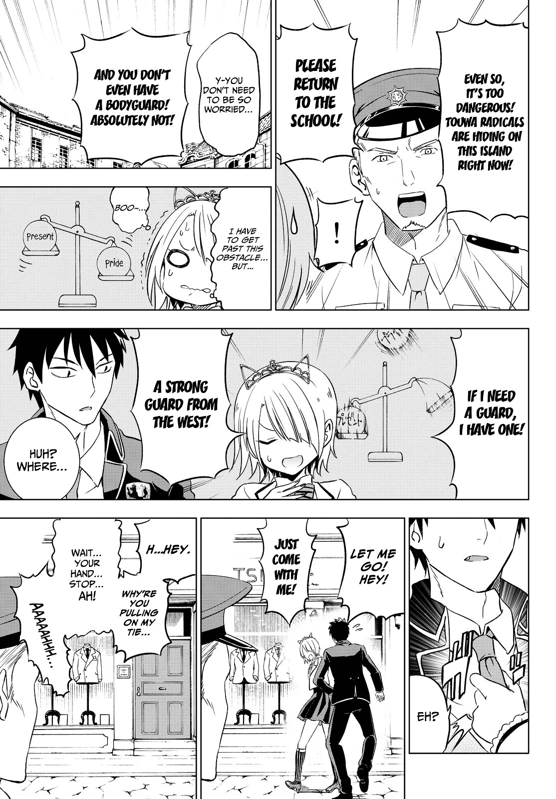 Kishuku Gakkou no Juliet Chapter 14 page 11 - Chapter 14 : Romeo, Char, and a Present