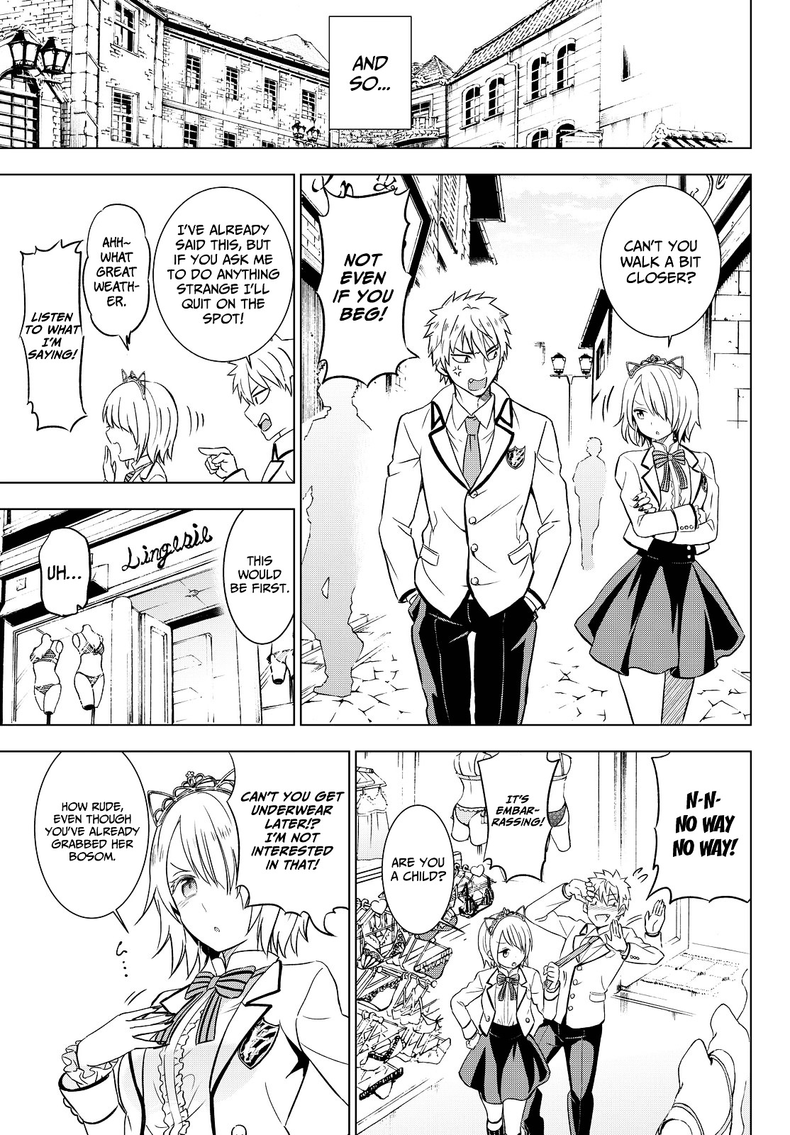 Kishuku Gakkou no Juliet Chapter 14 page 15 - Chapter 14 : Romeo, Char, and a Present