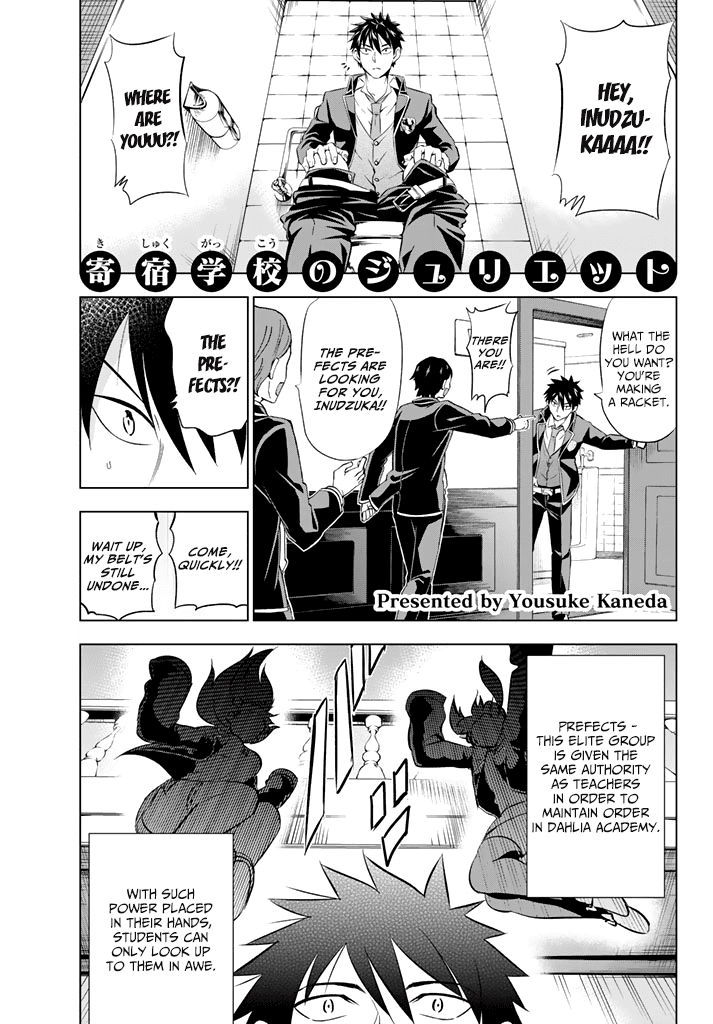 Kishuku Gakkou no Juliet Chapter 33 page 1 - Chapter 33: Romeo and Kochou (Part I)