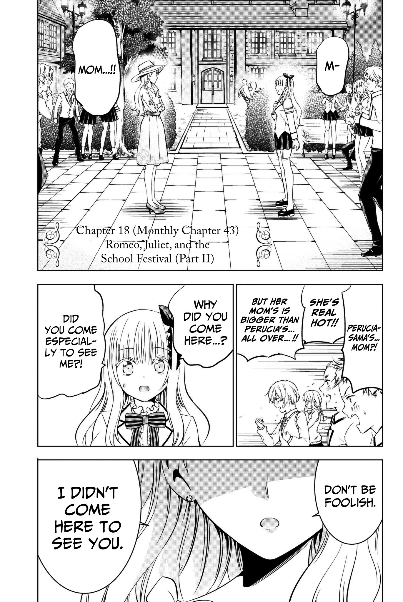 Kishuku Gakkou no Juliet Chapter 43 page 1 - Chapter 43: Romeo, Juliet and School Festival (Part 2)