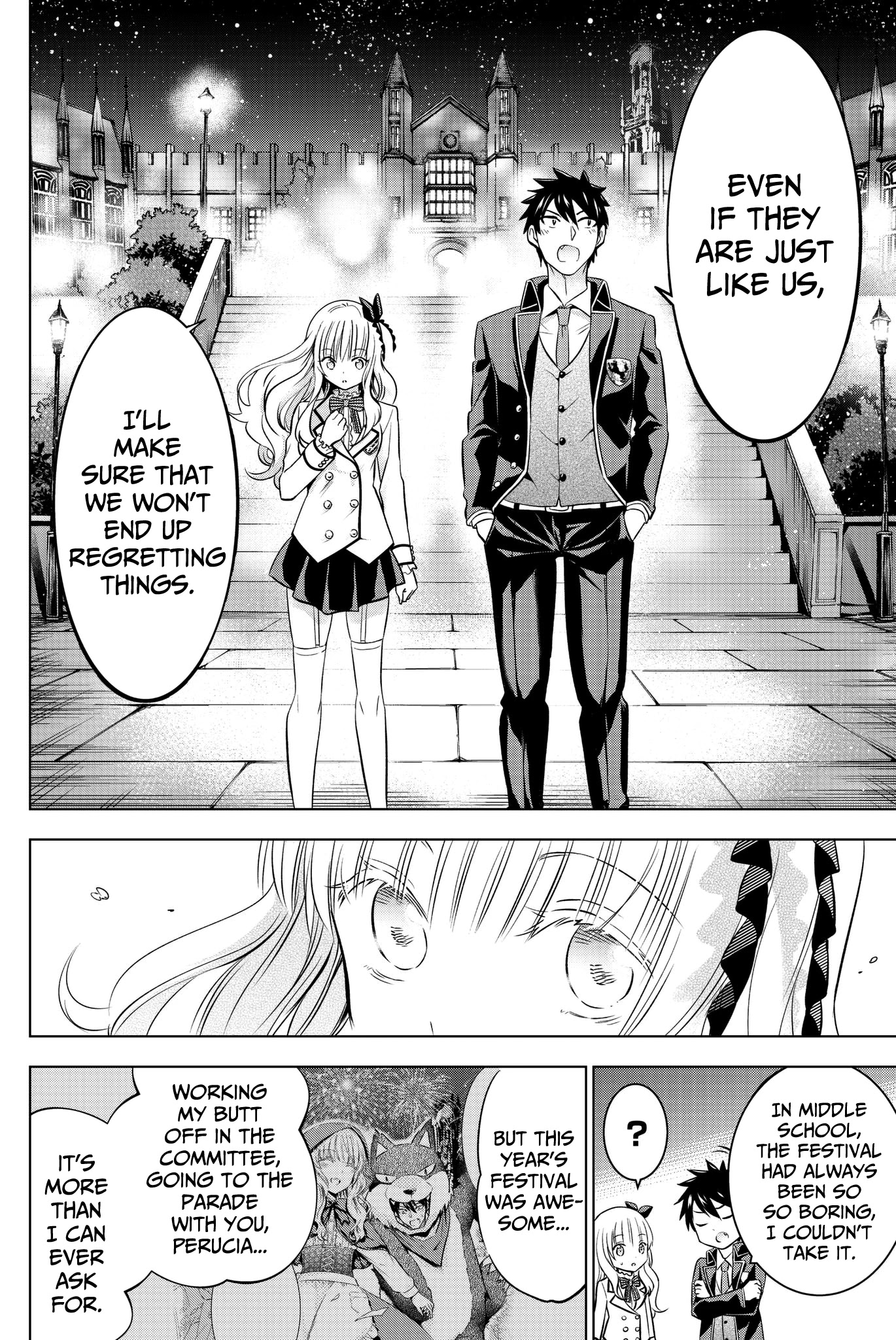 Kishuku Gakkou no Juliet Chapter 44 page 16 - Chapter 44: Romeo, Juliet and School Festival (Part 3)
