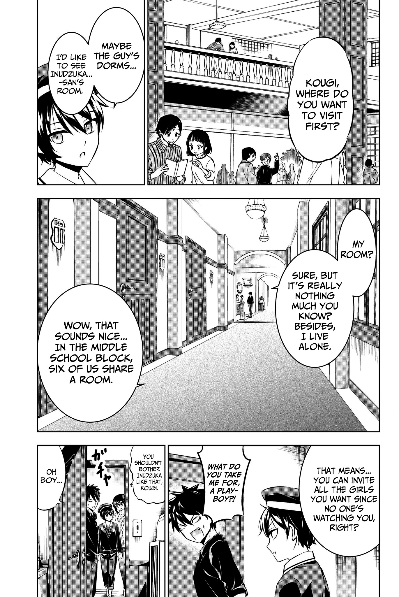 Kishuku Gakkou no Juliet Chapter 45 page 11 - Chapter 45: Romeo, Hasuki and Kougi (Part 1)
