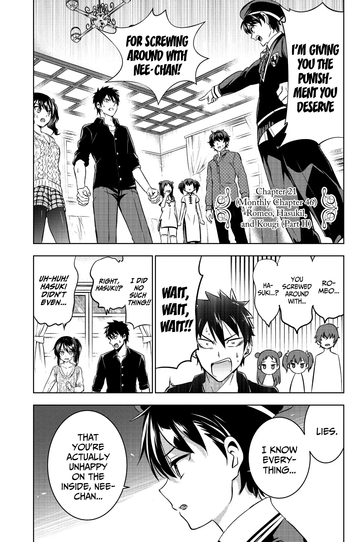 Kishuku Gakkou no Juliet Chapter 46 page 1 - Chapter 46: Romeo, Hasuki and Kougi (Part 2)