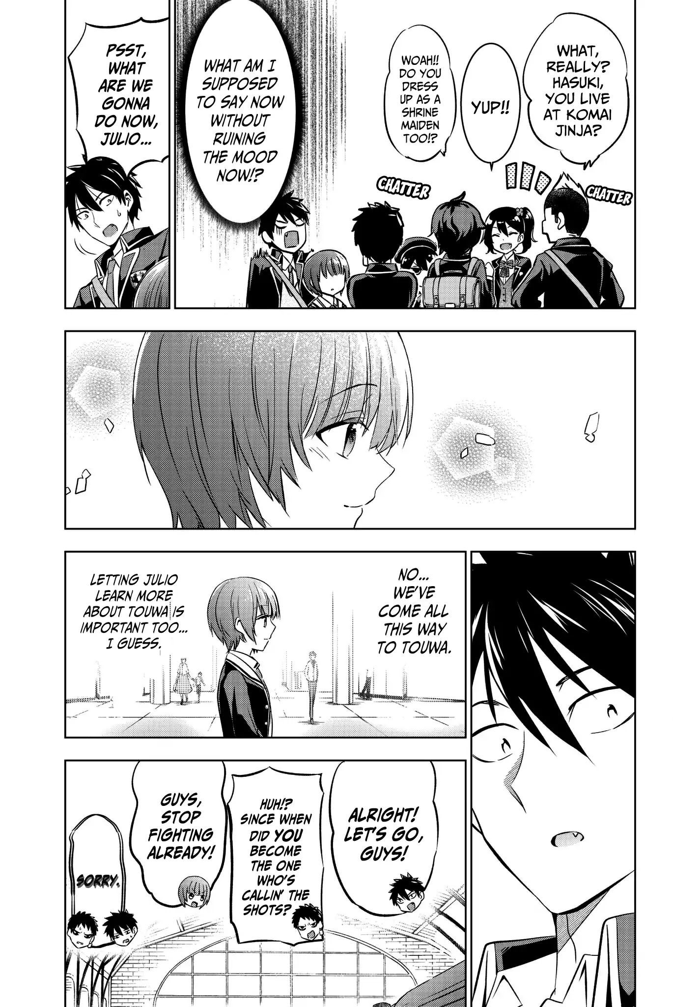 Kishuku Gakkou no Juliet Chapter 48 page 12 - Chapter 48: Romeo, Hasuki, and Touwa