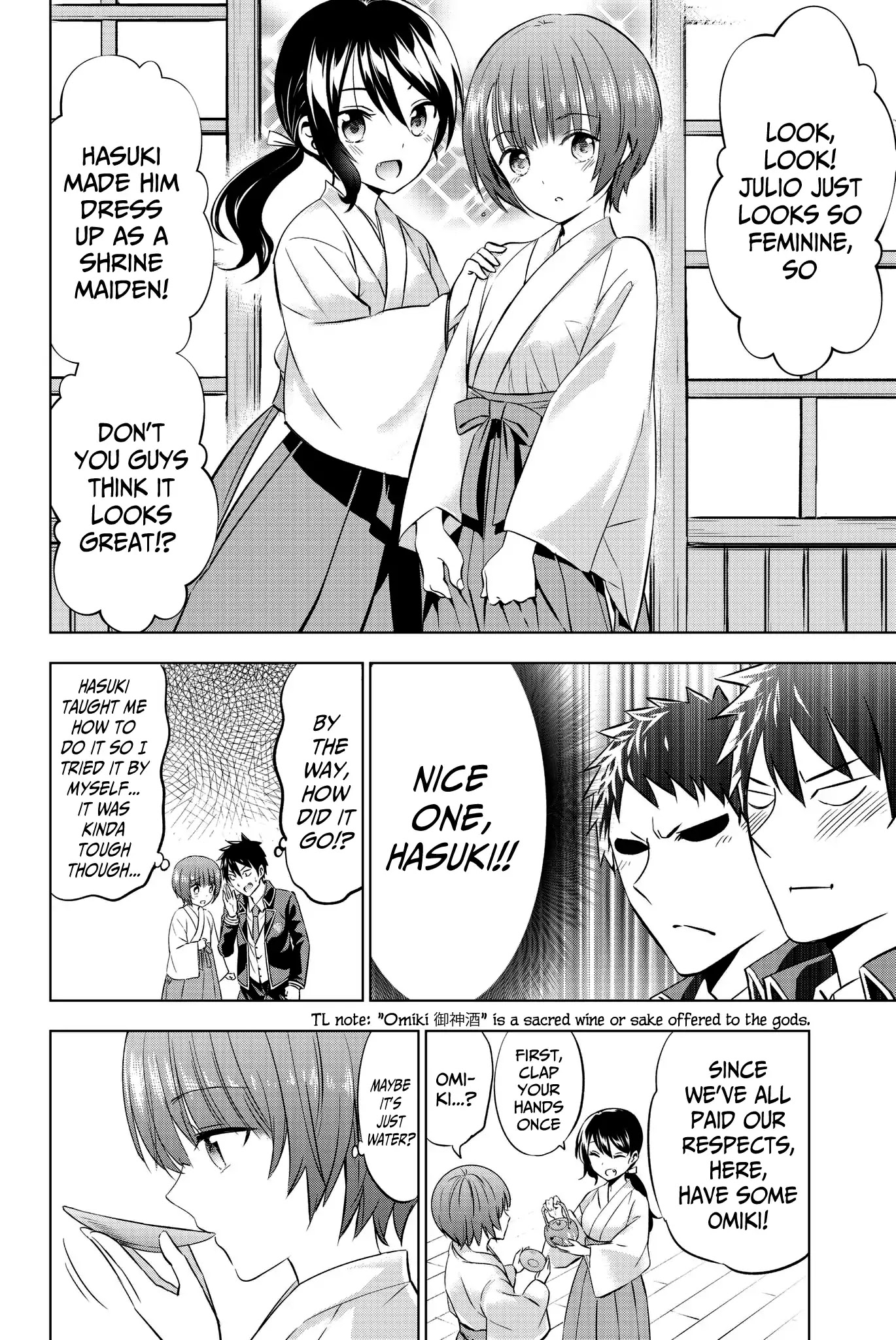 Kishuku Gakkou no Juliet Chapter 48 page 15 - Chapter 48: Romeo, Hasuki, and Touwa