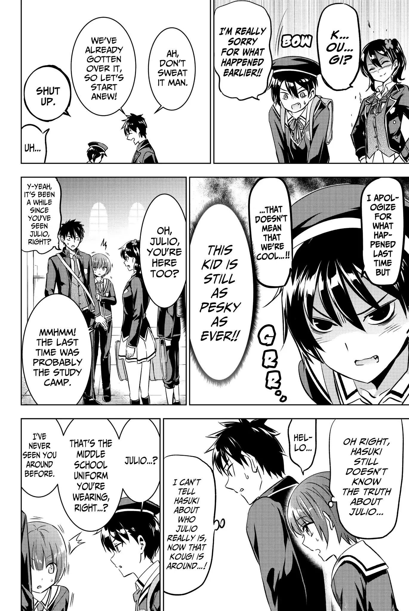 Kishuku Gakkou no Juliet Chapter 48 page 9 - Chapter 48: Romeo, Hasuki, and Touwa