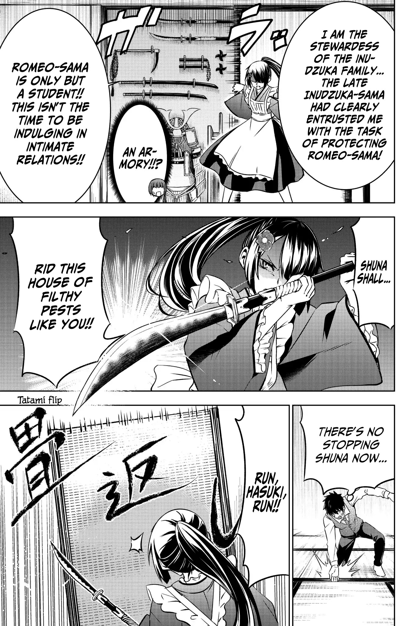 Kishuku Gakkou no Juliet Chapter 49 page 15 - Chapter 49: Romeo, Hasuki, and Touwa