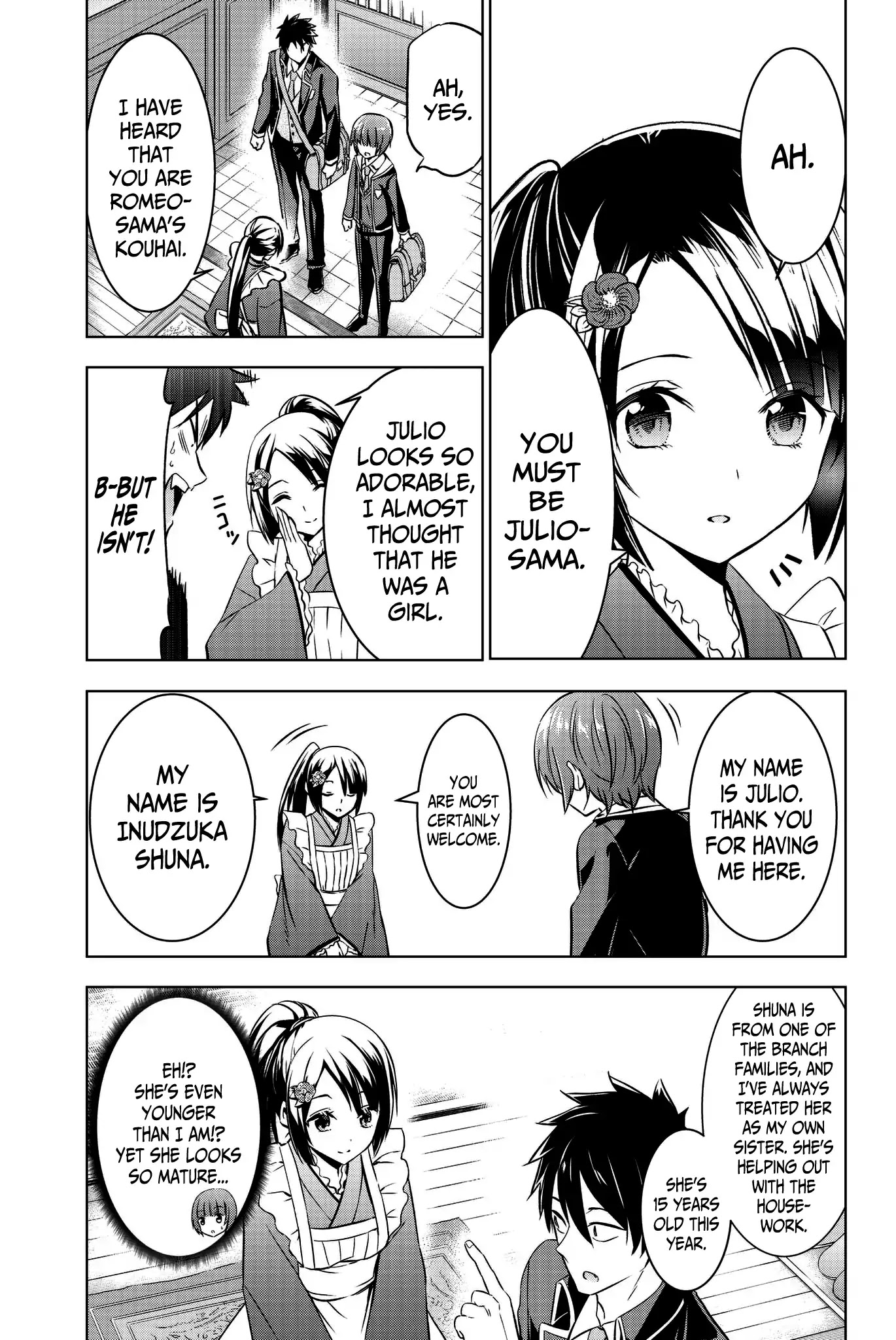 Kishuku Gakkou no Juliet Chapter 49 page 7 - Chapter 49: Romeo, Hasuki, and Touwa