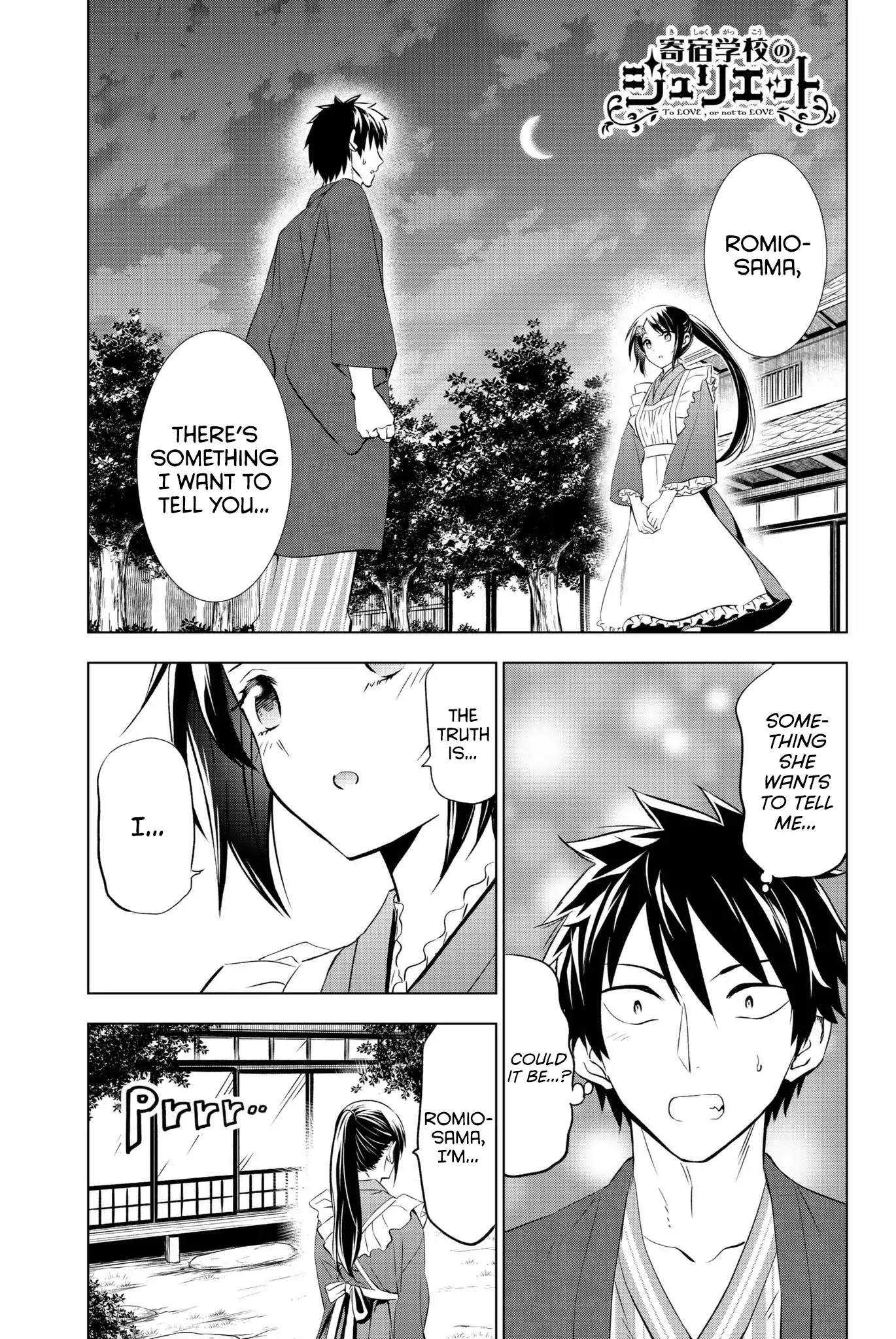 Kishuku Gakkou no Juliet Chapter 51 page 1 - Chapter 51: Romeo and Shuna (Part 2)