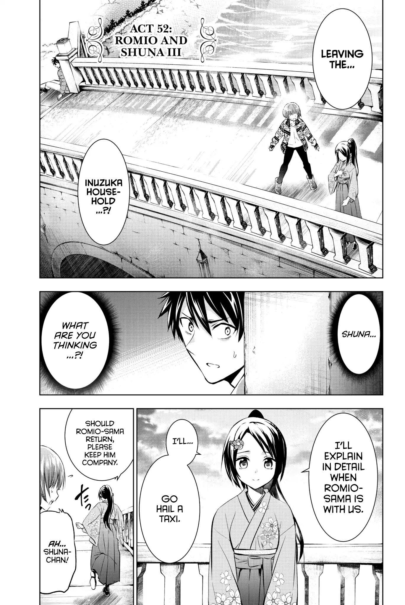 Kishuku Gakkou no Juliet Chapter 52 page 1 - Chapter 52: Romio and Shuna III