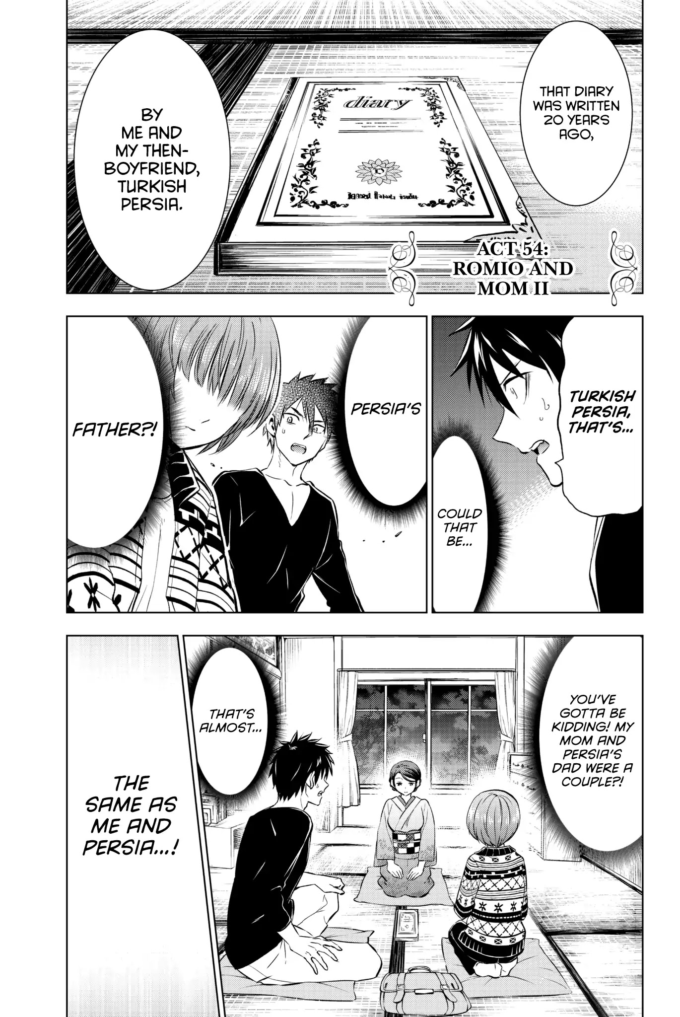 Kishuku Gakkou no Juliet Chapter 54 page 1 - Chapter 54: Romio and Mom II