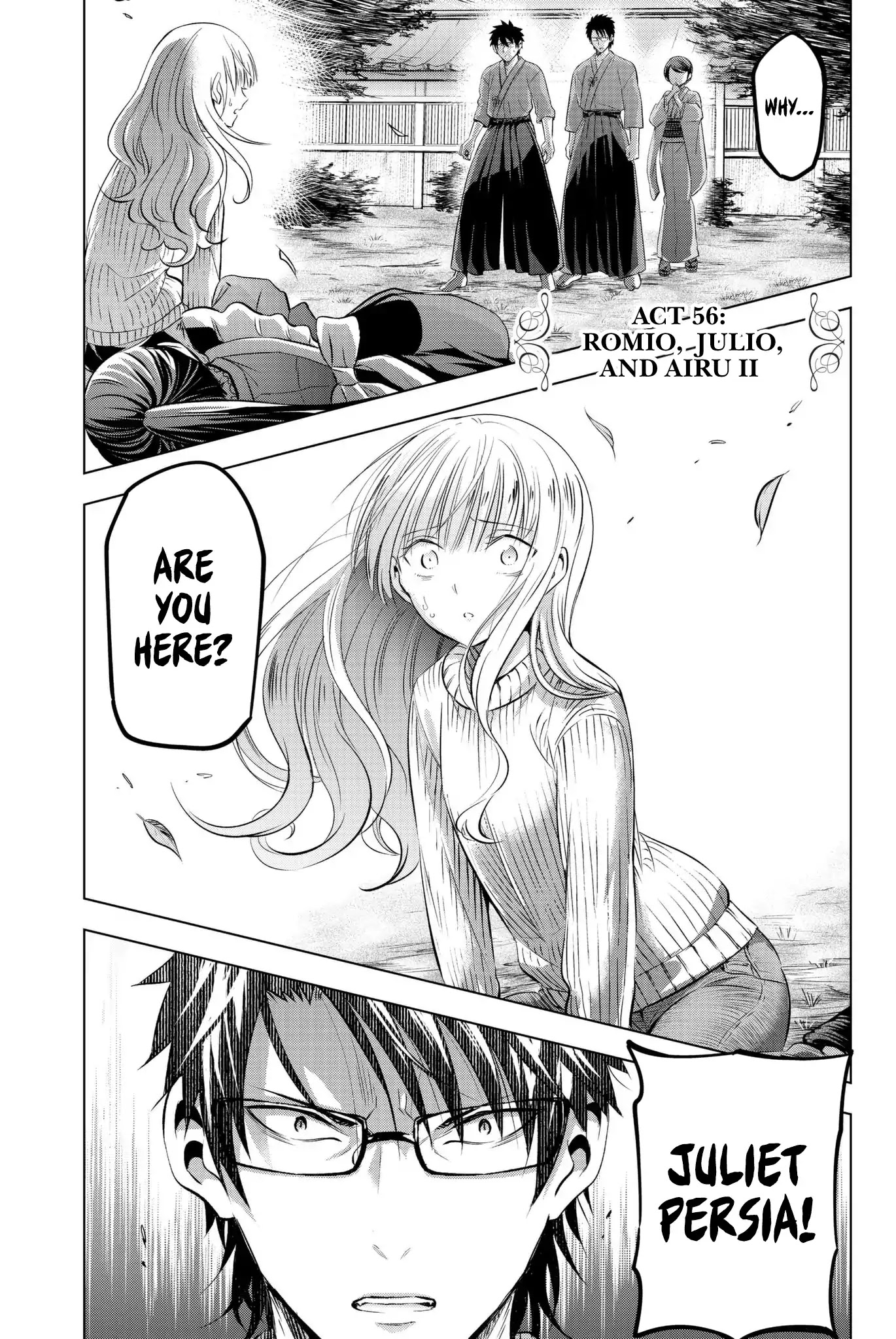 Kishuku Gakkou no Juliet Chapter 56 page 1 - Chapter 56: Romio, Julio, and Airu II