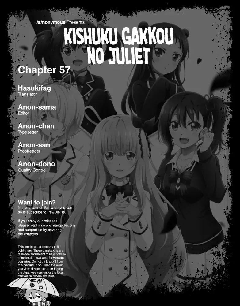 Kishuku Gakkou no Juliet Chapter 57 page 2 - Chapter 57: Romio, Julio, and Airu III