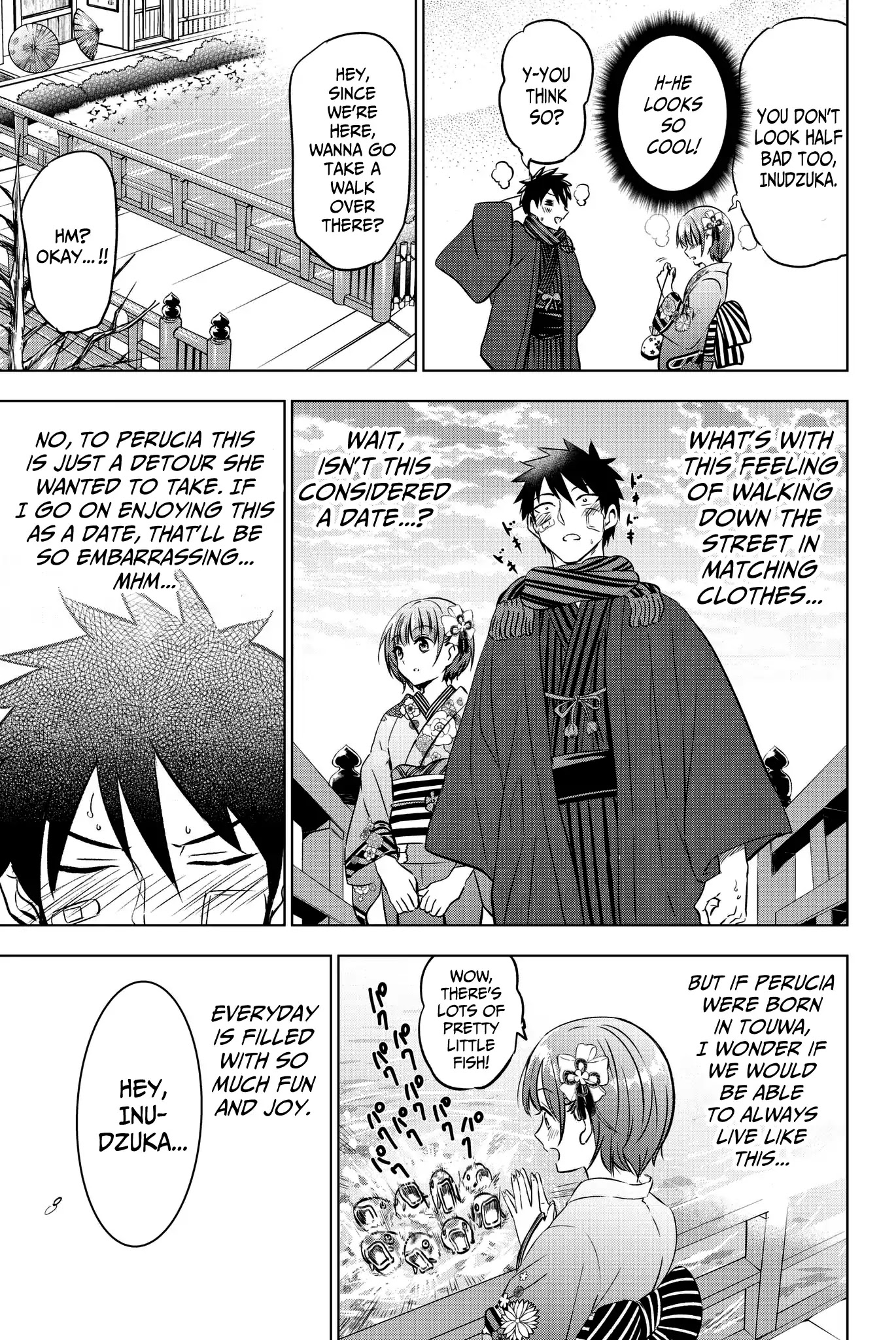 Kishuku Gakkou no Juliet Chapter 59 page 13 - Chapter 59: Romeo, Perucia and the Touwa Date