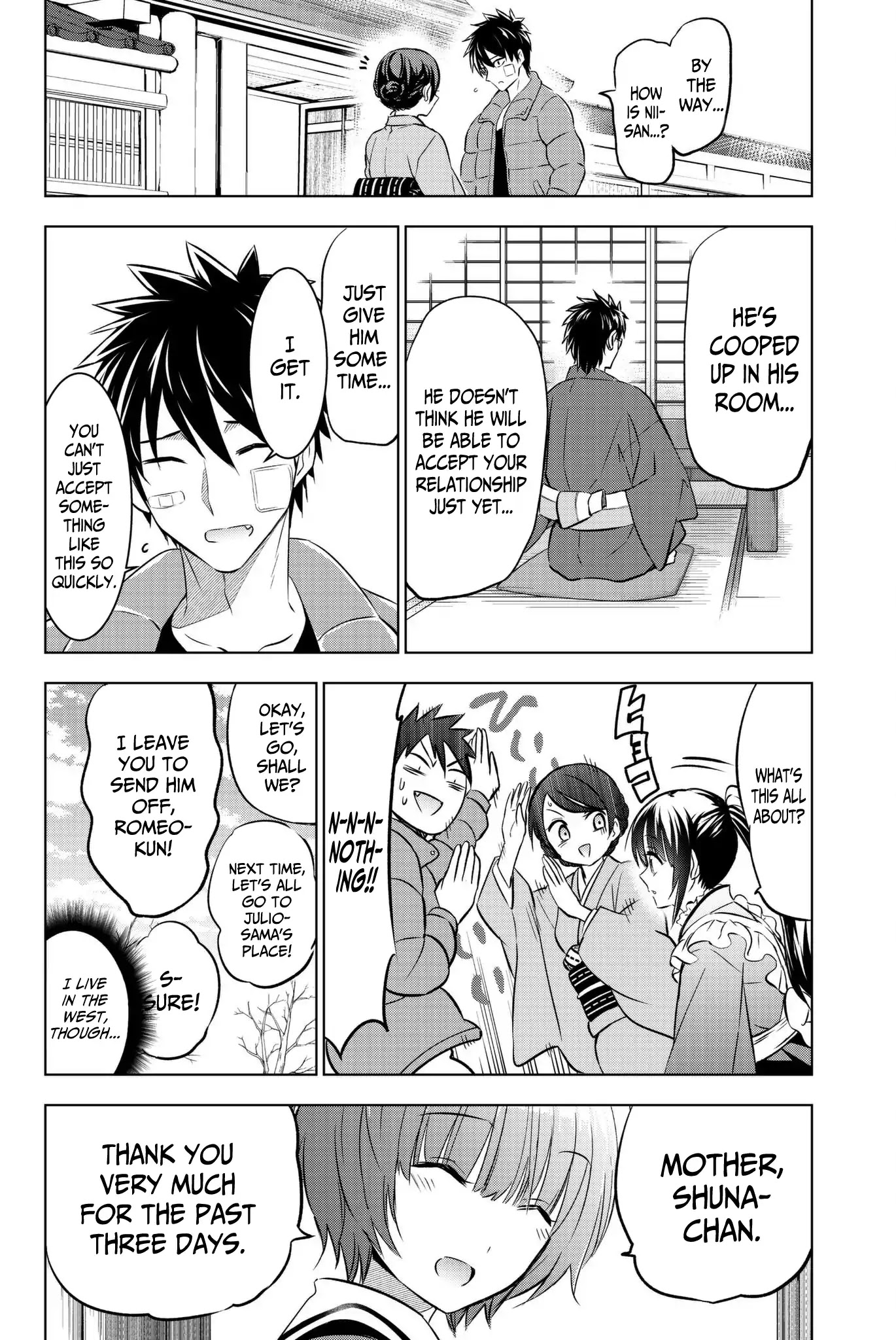 Kishuku Gakkou no Juliet Chapter 59 page 6 - Chapter 59: Romeo, Perucia and the Touwa Date