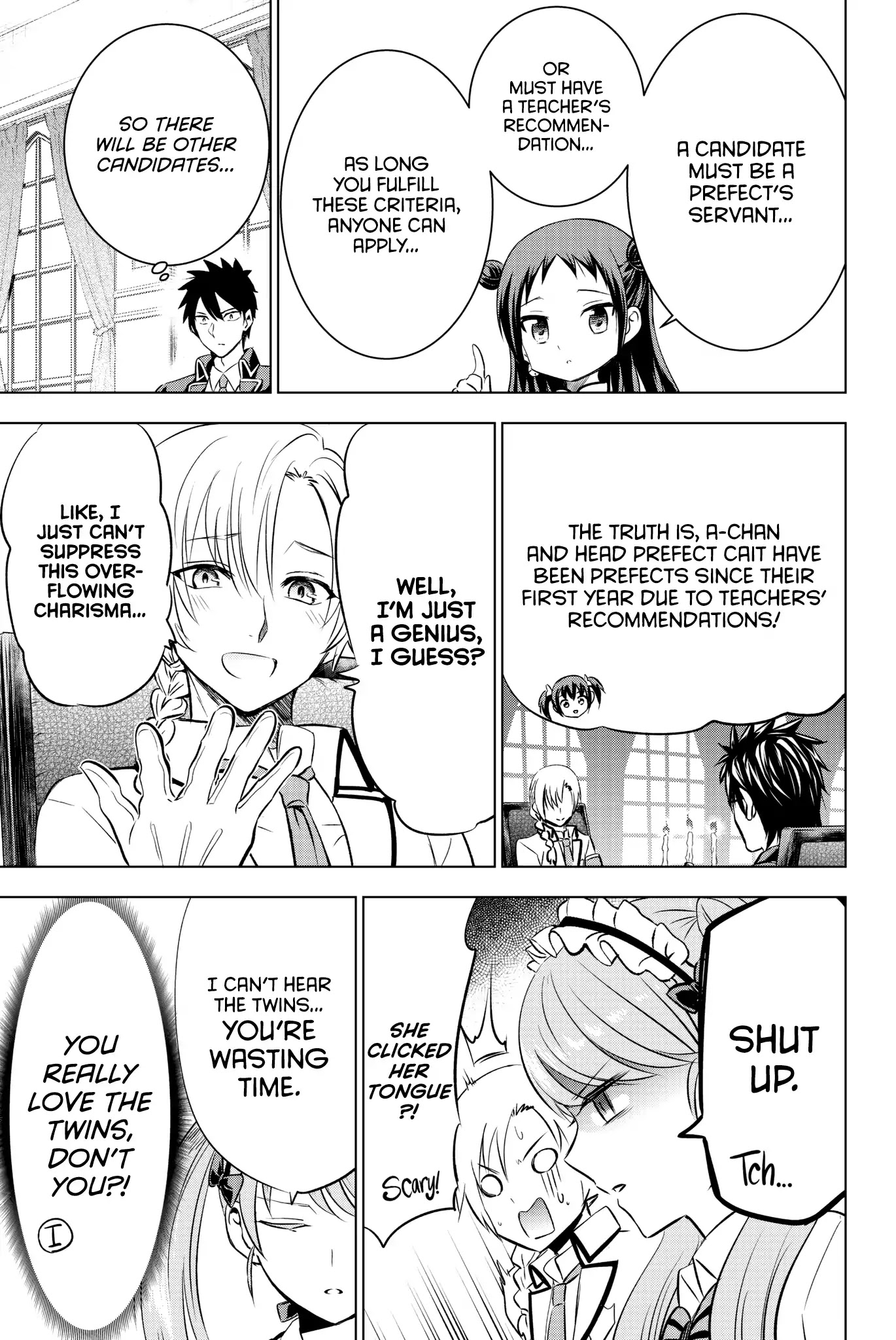Kishuku Gakkou no Juliet Chapter 62 page 11 - Chapter 62: Romio and the Prefect General Meeting