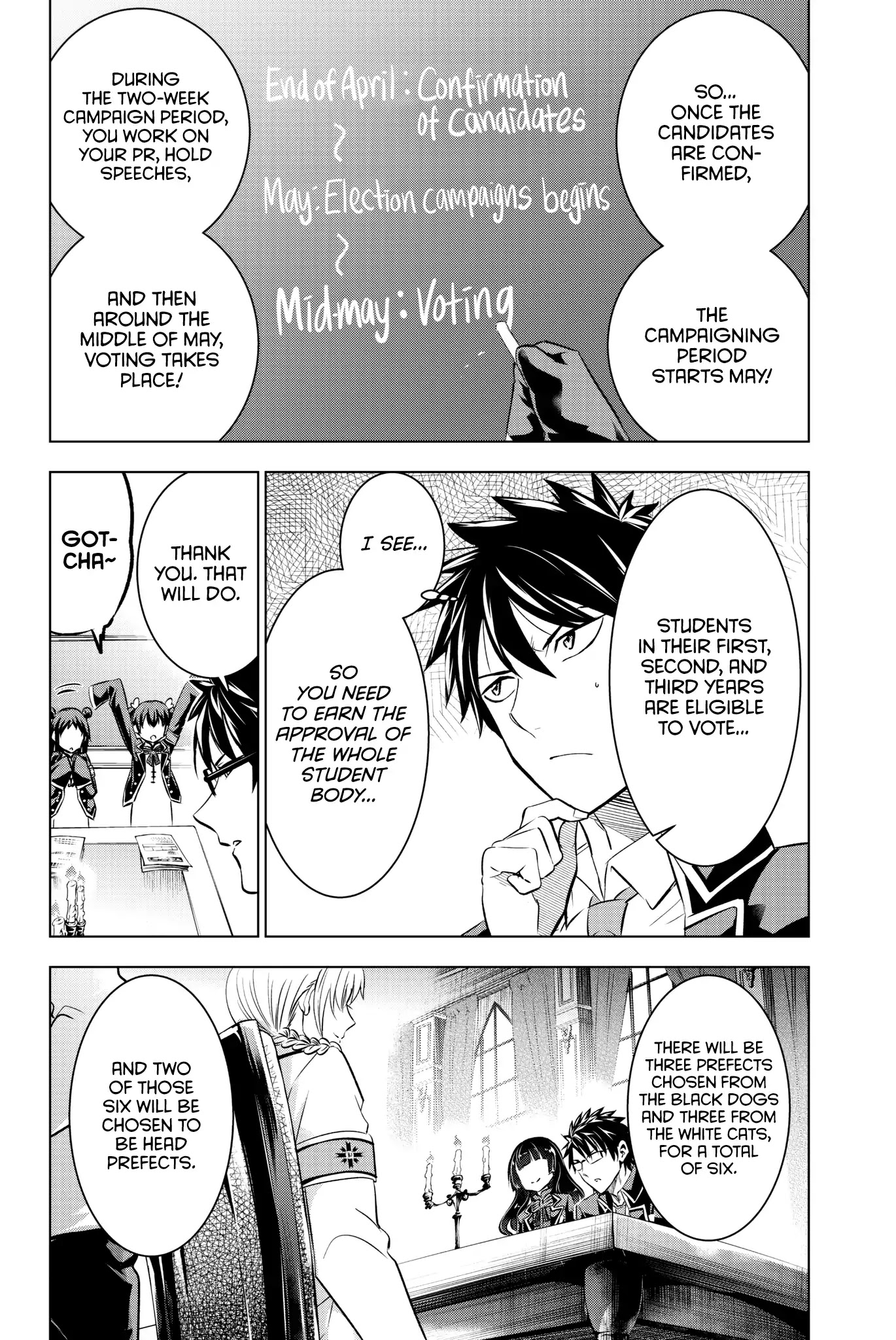 Kishuku Gakkou no Juliet Chapter 62 page 12 - Chapter 62: Romio and the Prefect General Meeting