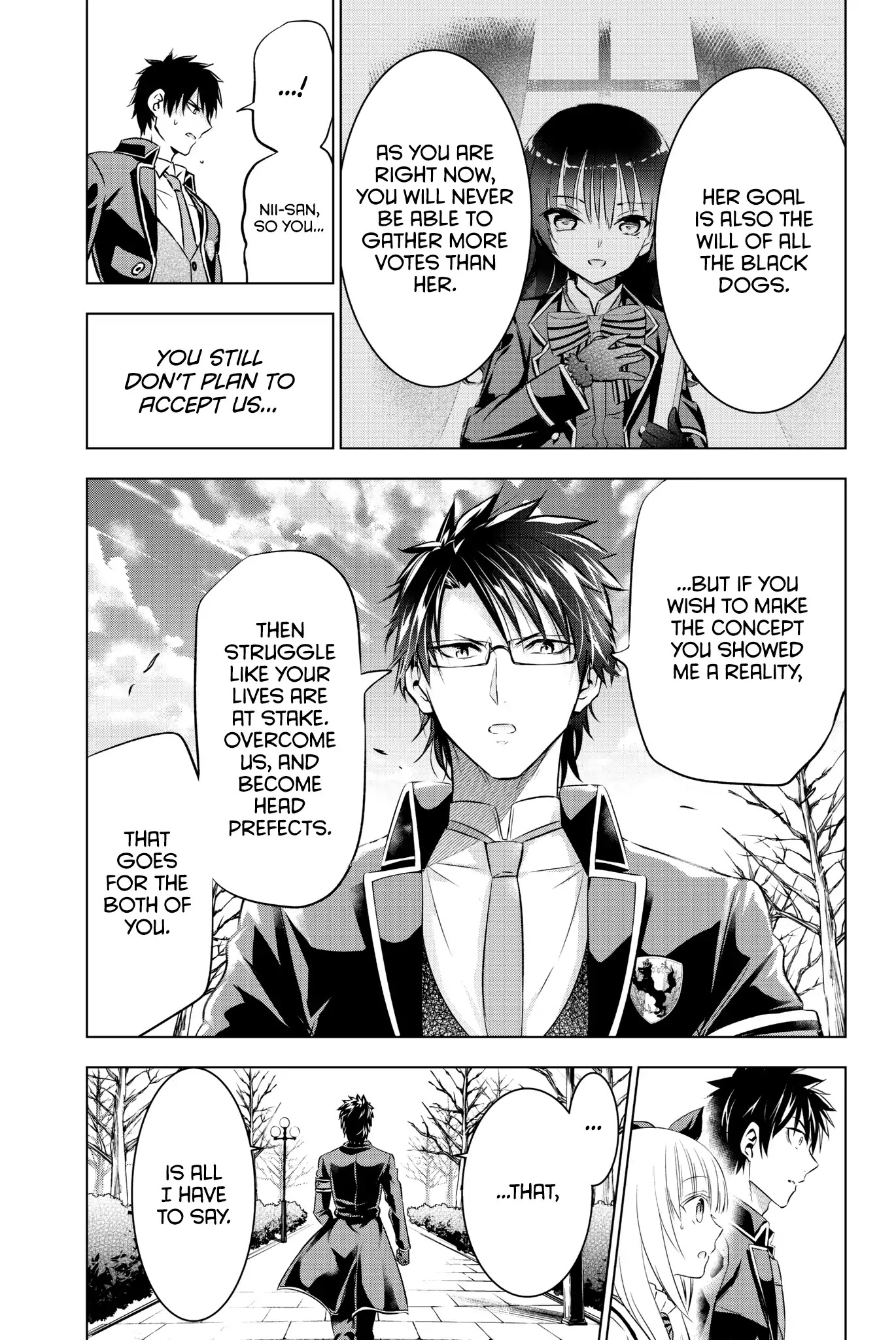 Kishuku Gakkou no Juliet Chapter 62 page 19 - Chapter 62: Romio and the Prefect General Meeting