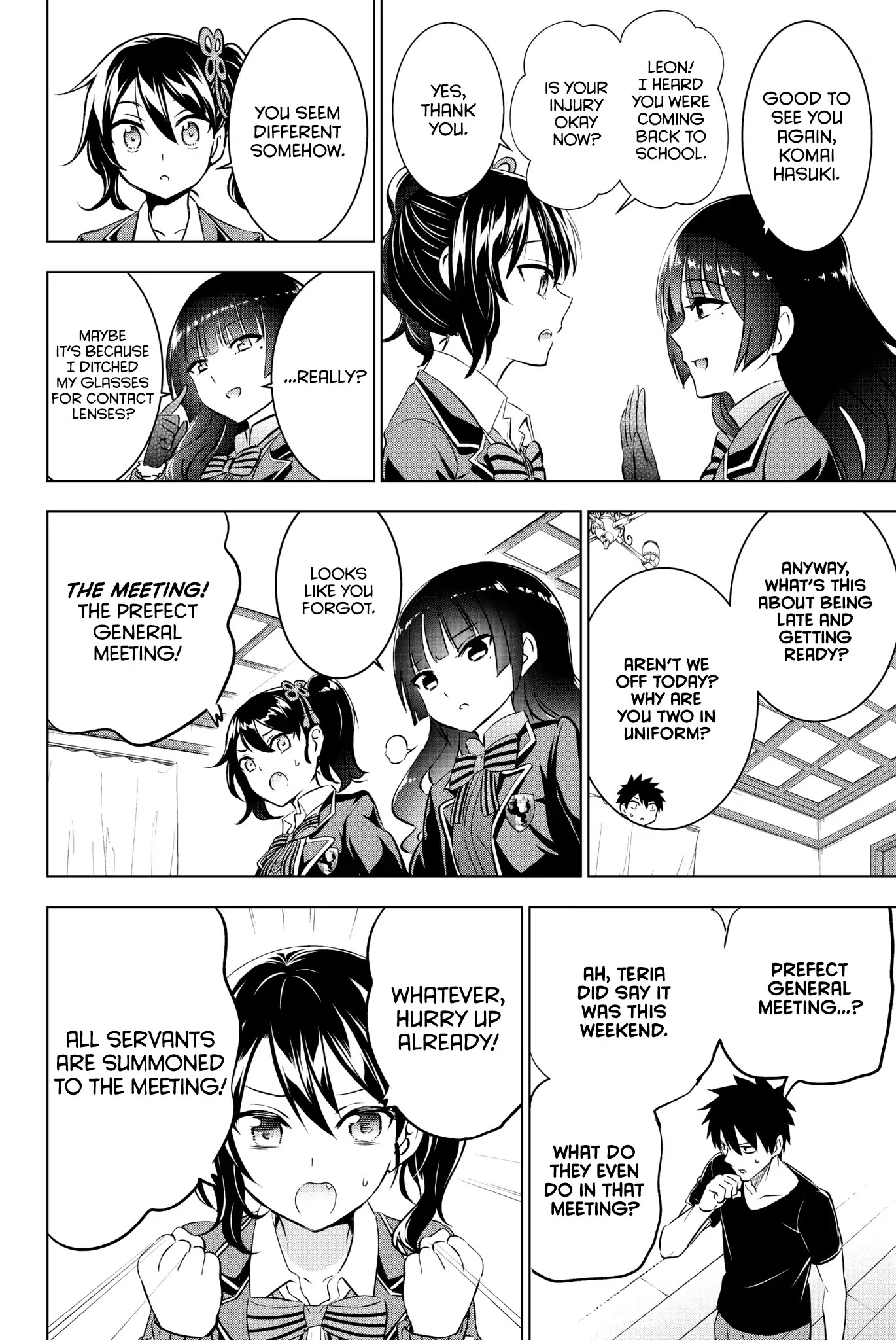 Kishuku Gakkou no Juliet Chapter 62 page 5 - Chapter 62: Romio and the Prefect General Meeting